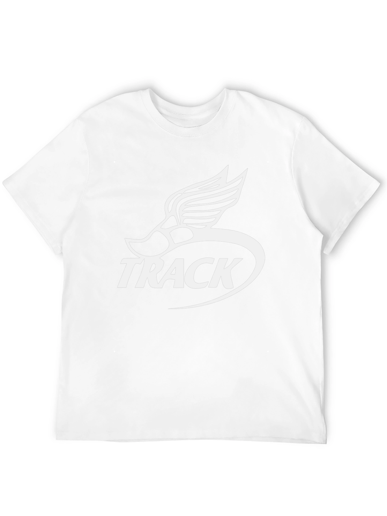 Track Shoe Winged Logo Black T-Shirt