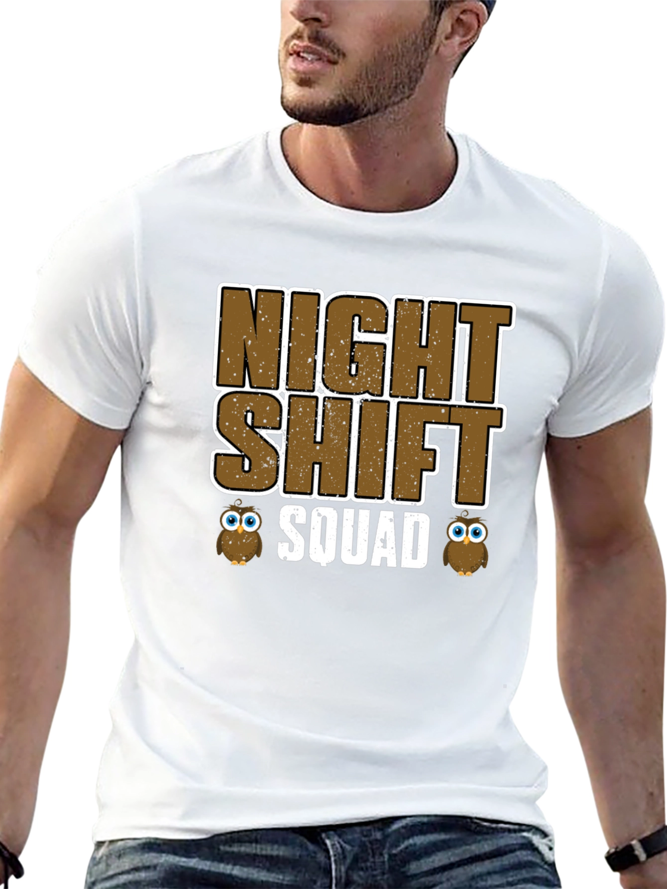 Night Shift Squad Owl Tee
