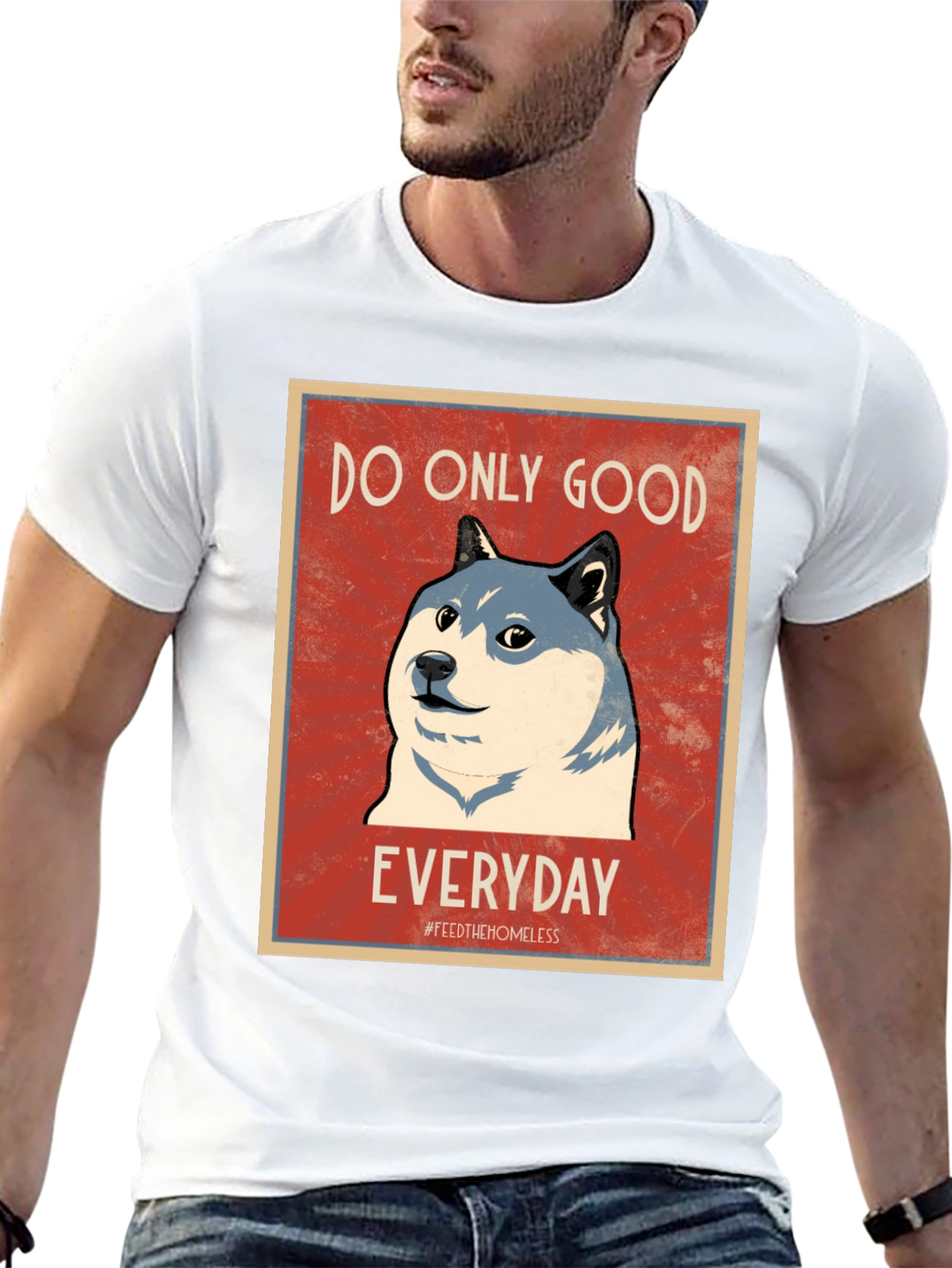 Do Only Good Everyday Doge T-Shirt – Positive Crypto Tee