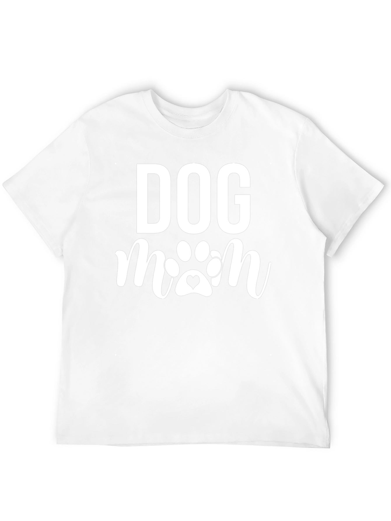 Dog Mom Paw Print Tee