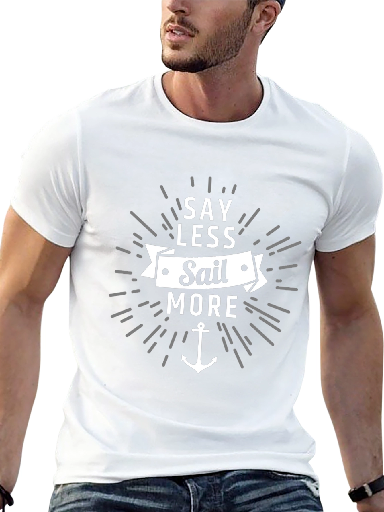 Sail More T-Shirt - Nautical Graphic Tee