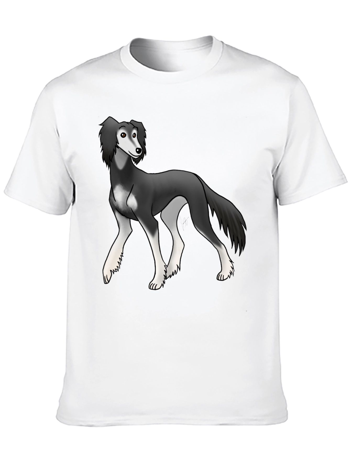 Dog Graphic Tee - Stylish Black Unisex T-Shirt