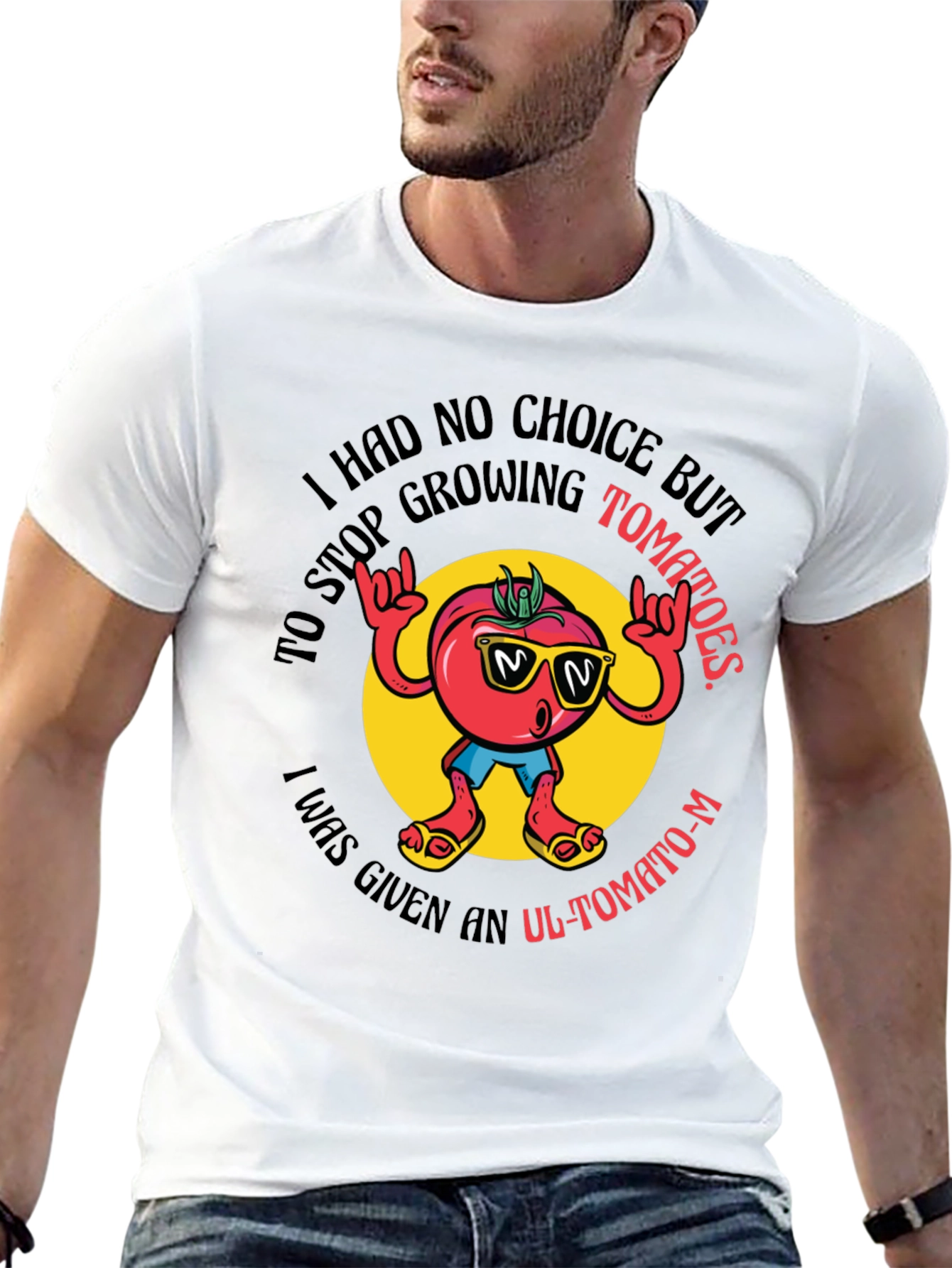 Tomato Graphic Tee - Funny Vegetable Humor
