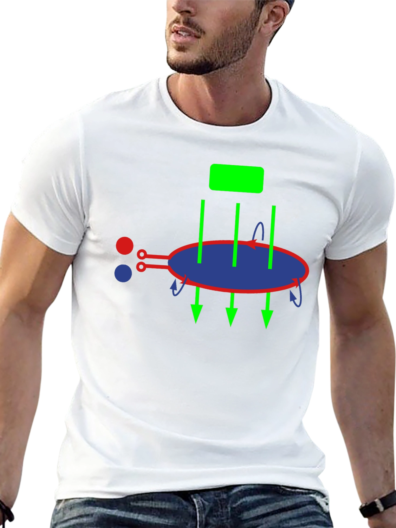 Science Diagram Graphic Tee - Unisex Black T-Shirt