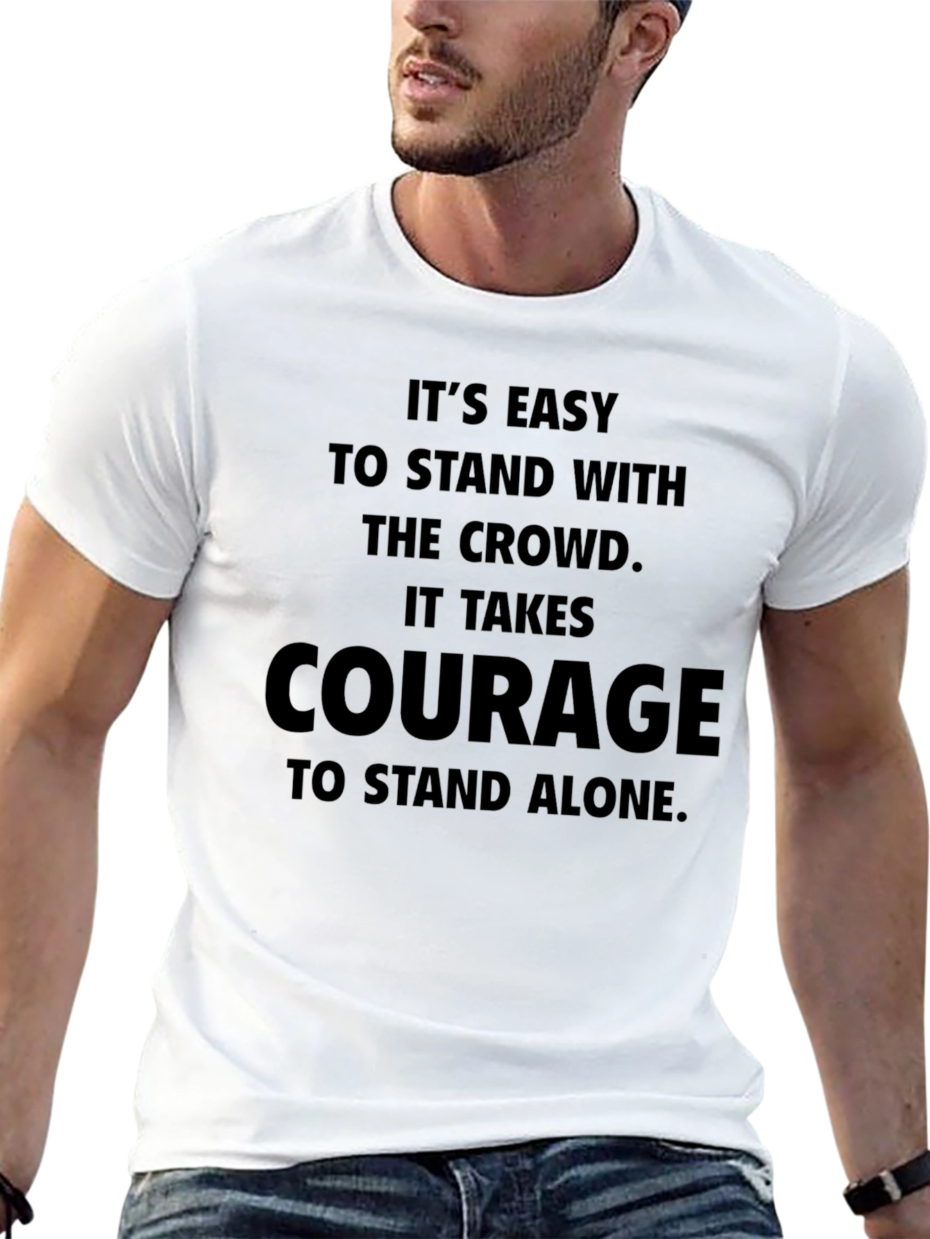 Courage Graphic T-Shirt - Stand Alone