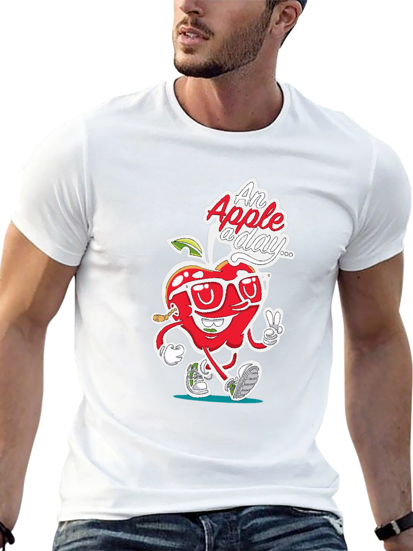 Cool Apple Graphic T-Shirt