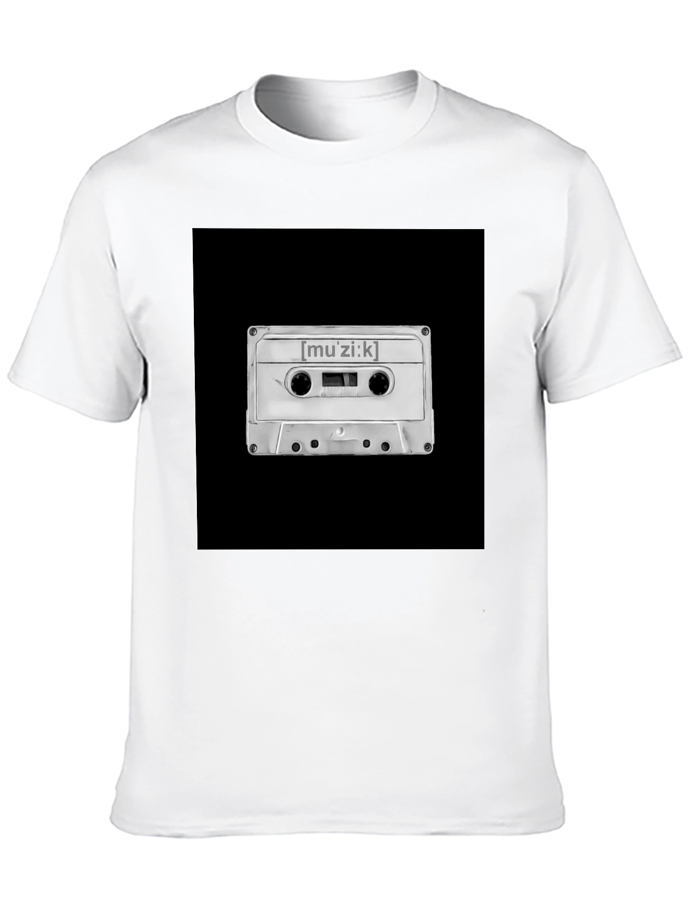 Retro Muzi:k Cassette Graphic T-Shirt