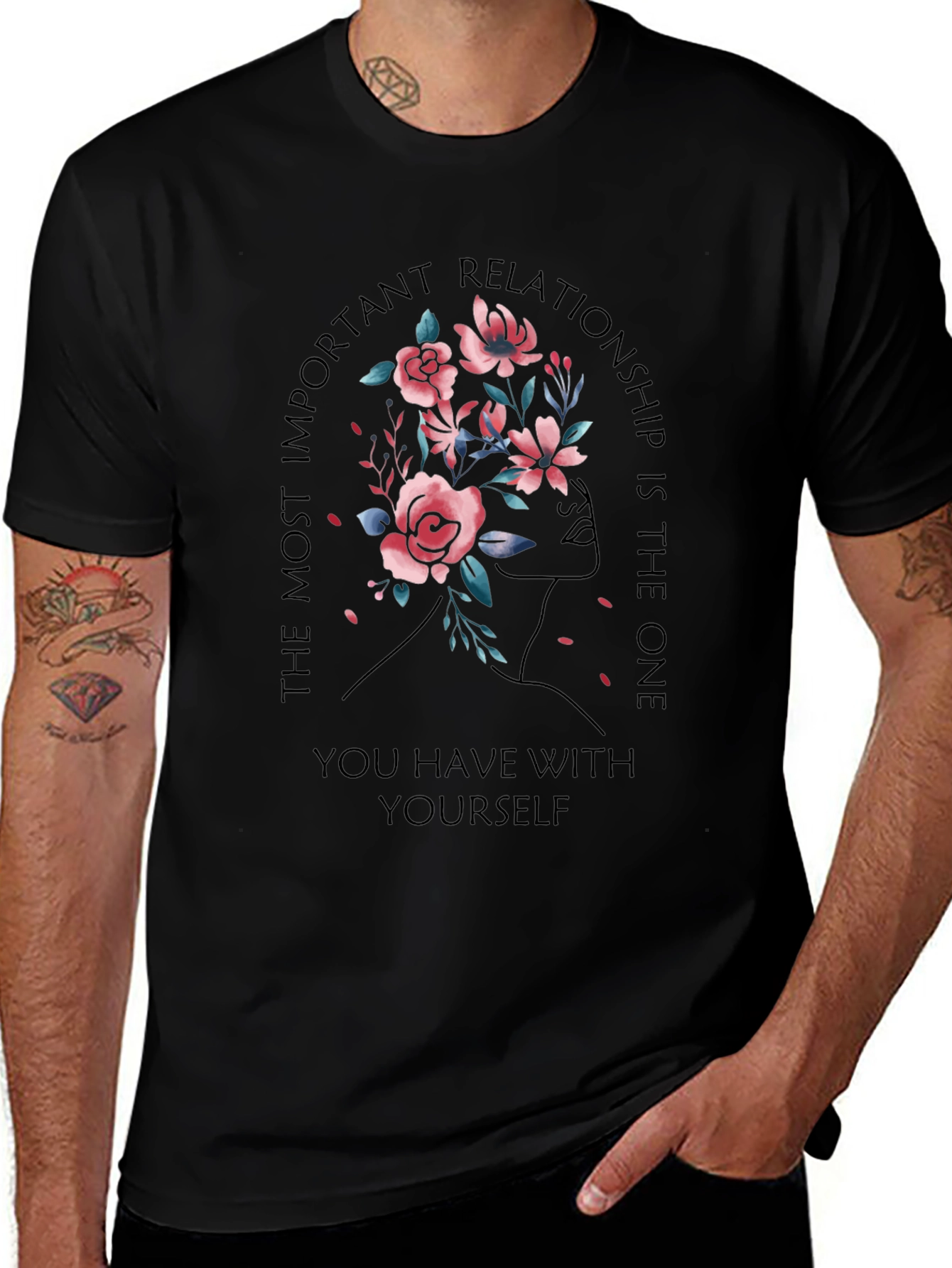Floral Self-Love T-Shirt