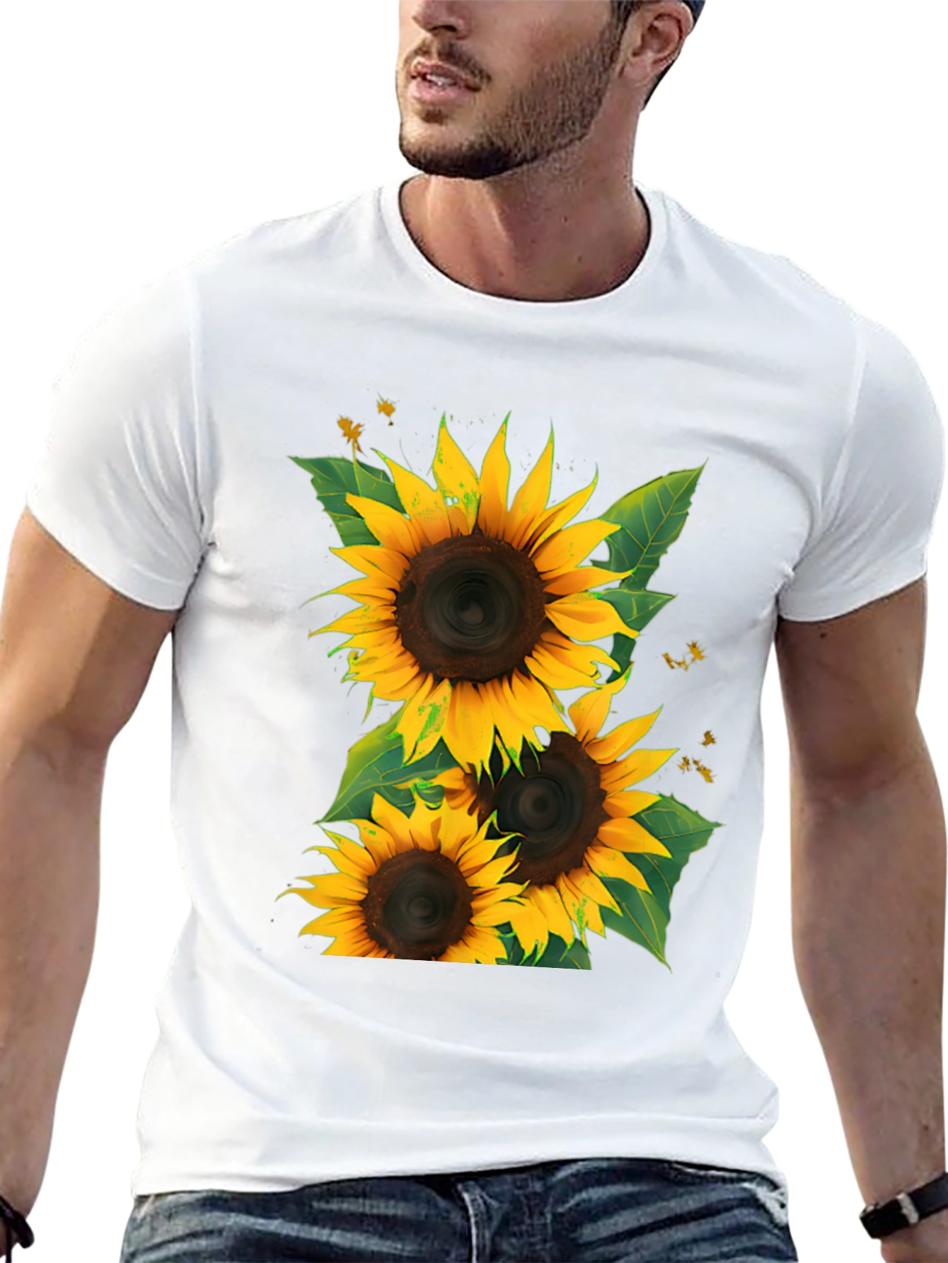 Sunflower Graphic Print T-Shirt