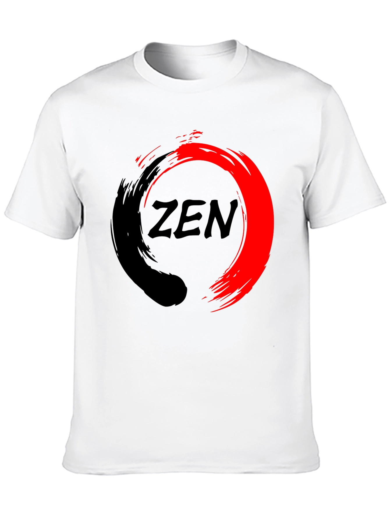 Zen Circle T-Shirt - Mens Crew Neck Tee