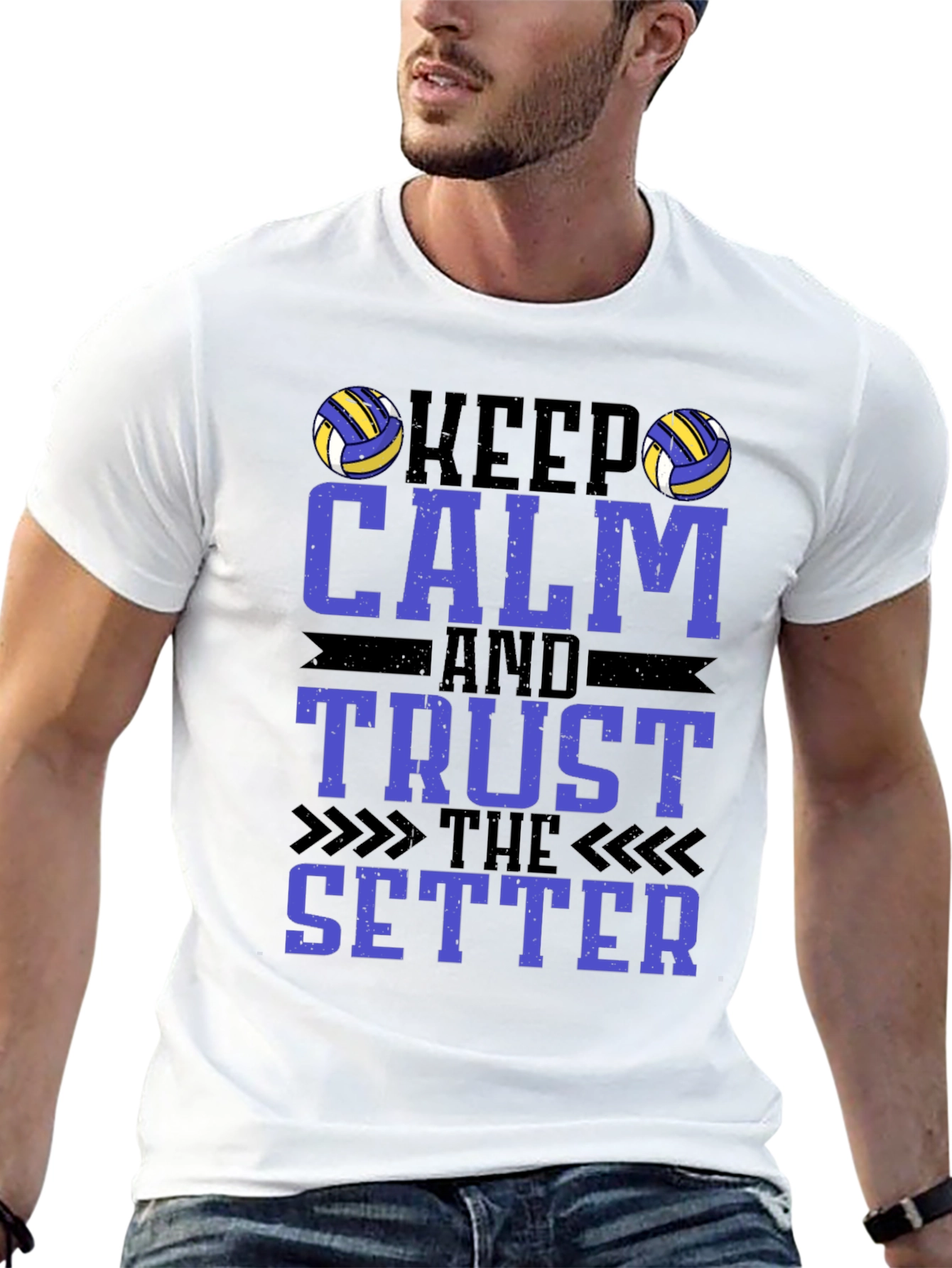 Keep Calm and Trust The Setter Volleyball T-Shirt