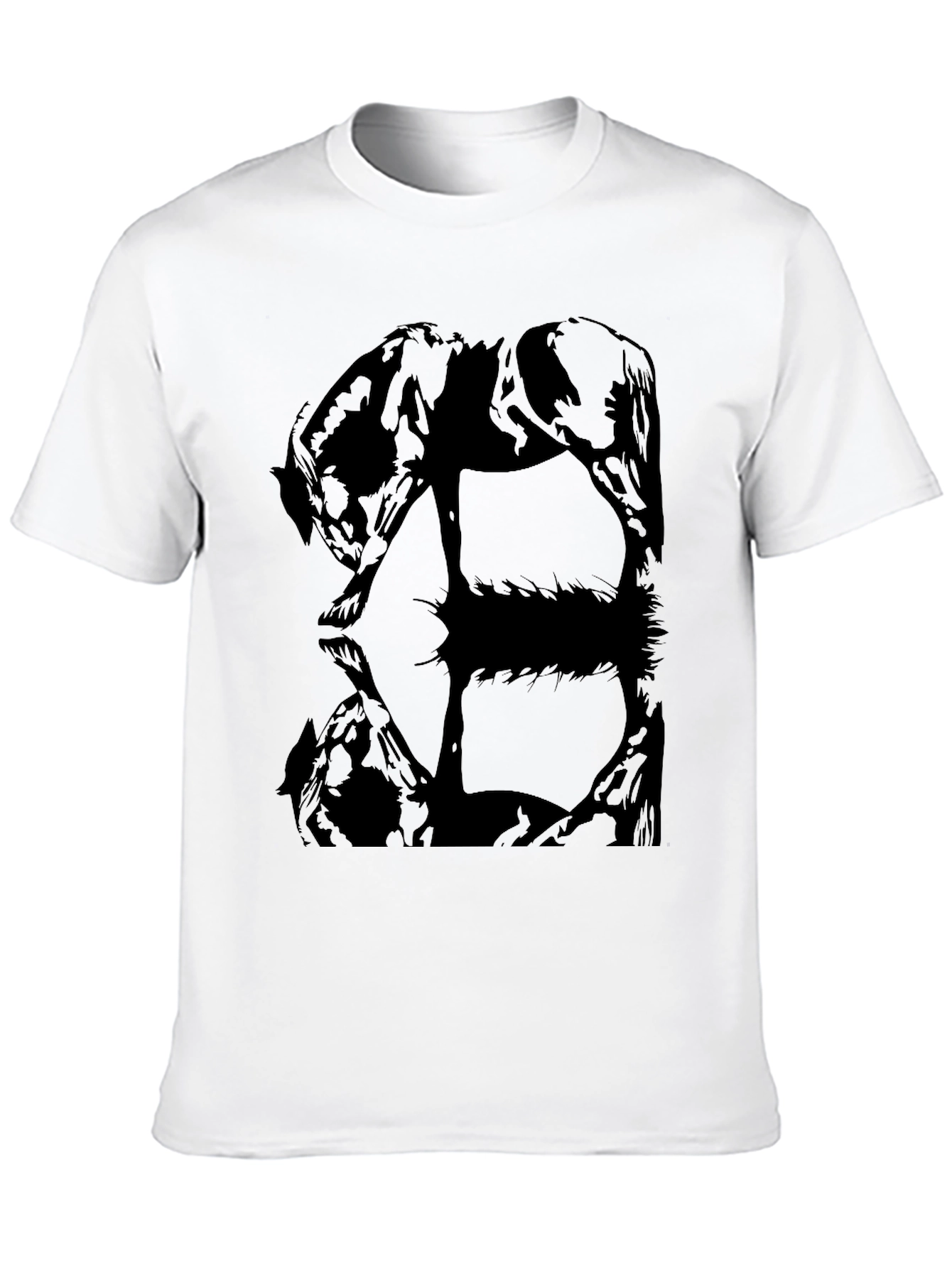 Horse Reflection Graphic Tee - Mens Black T-Shirt