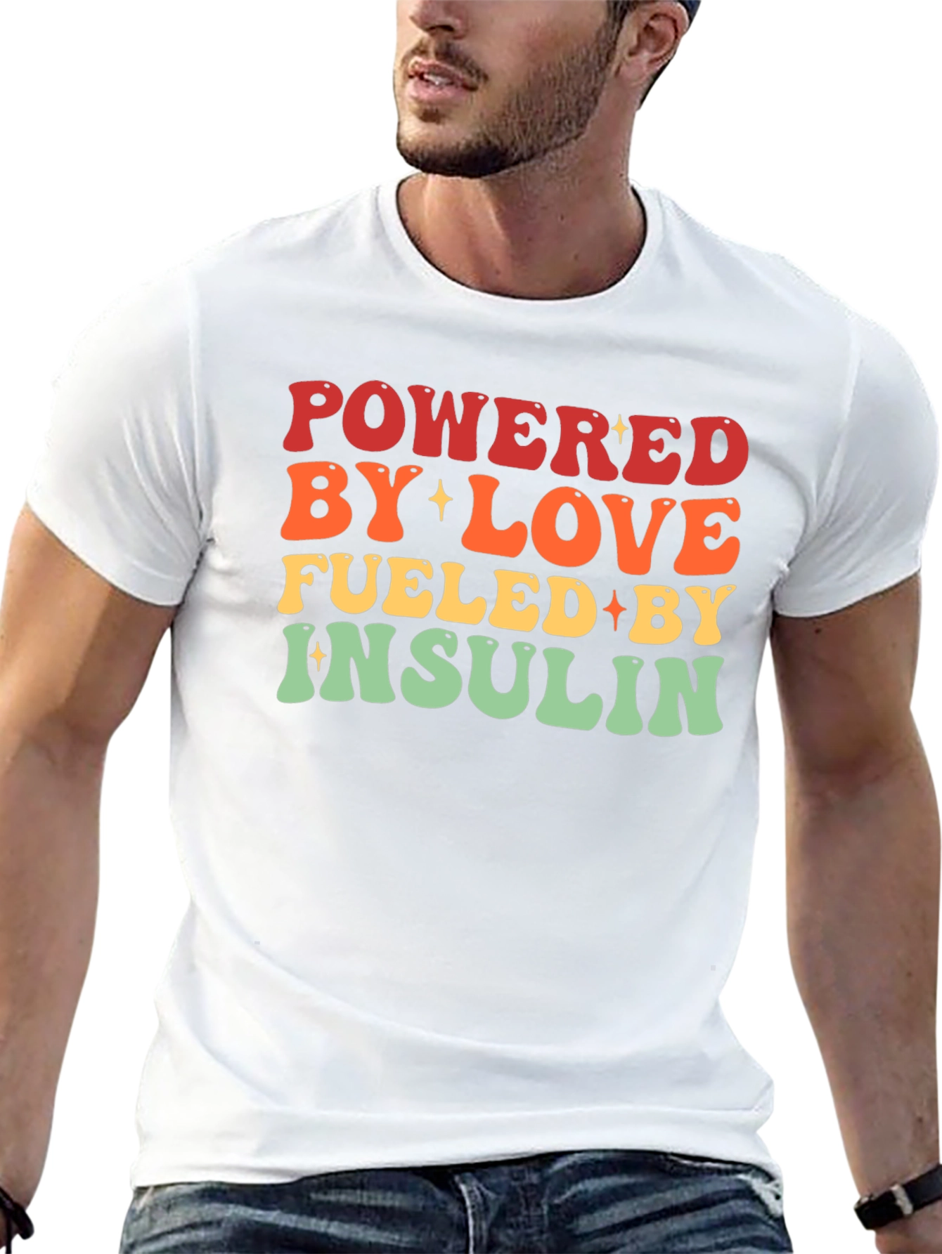 Powered By Love Insulin T-Shirt