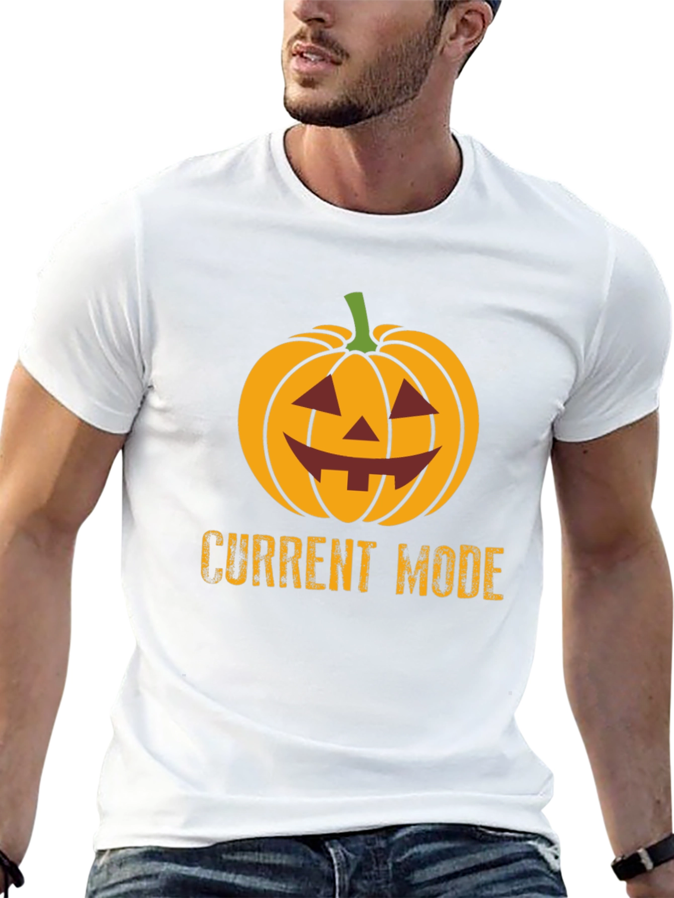 Halloween Pumpkin Current Mode T-Shirt