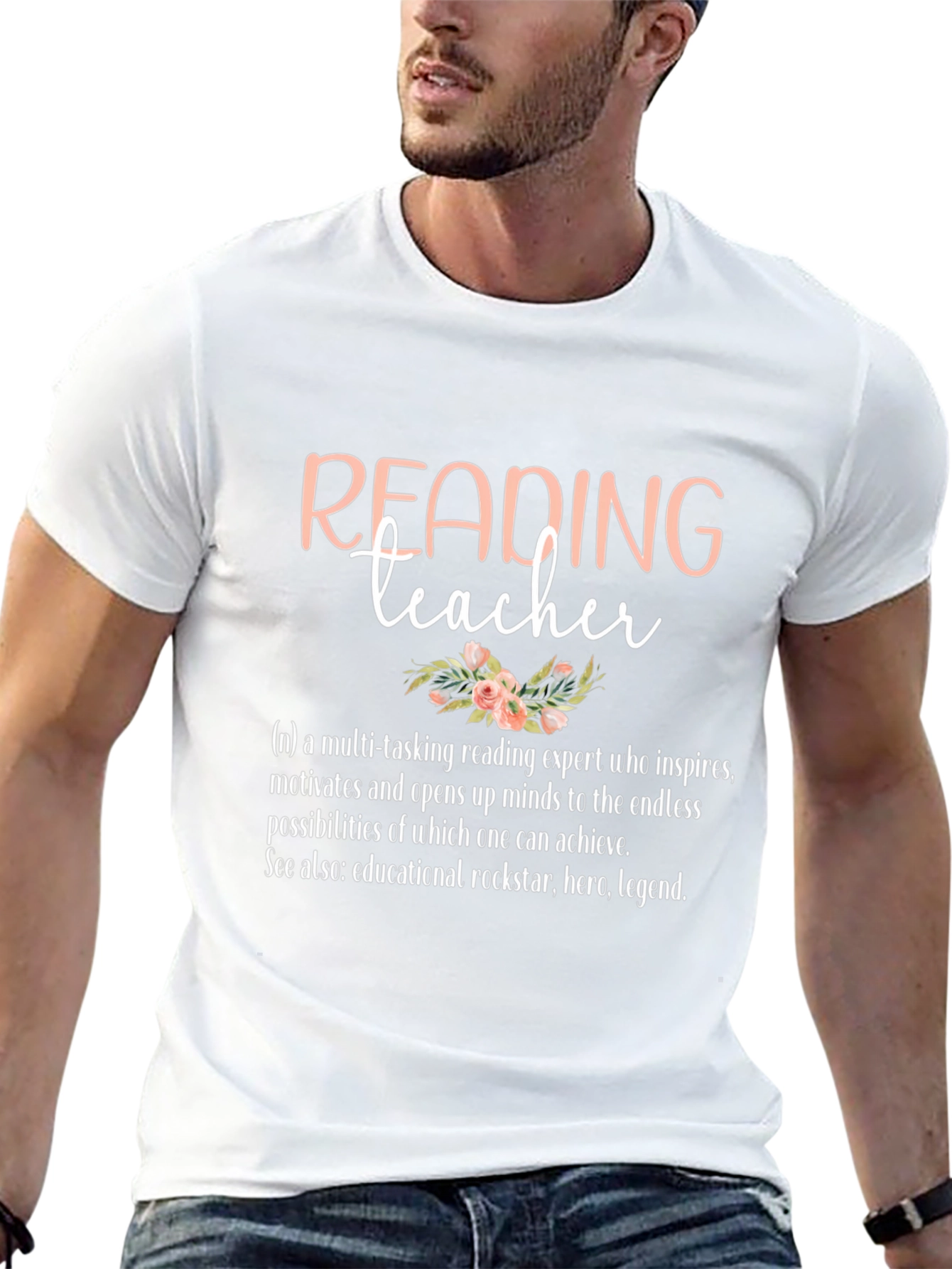 Reading Teacher Definition Graphic T-Shirt