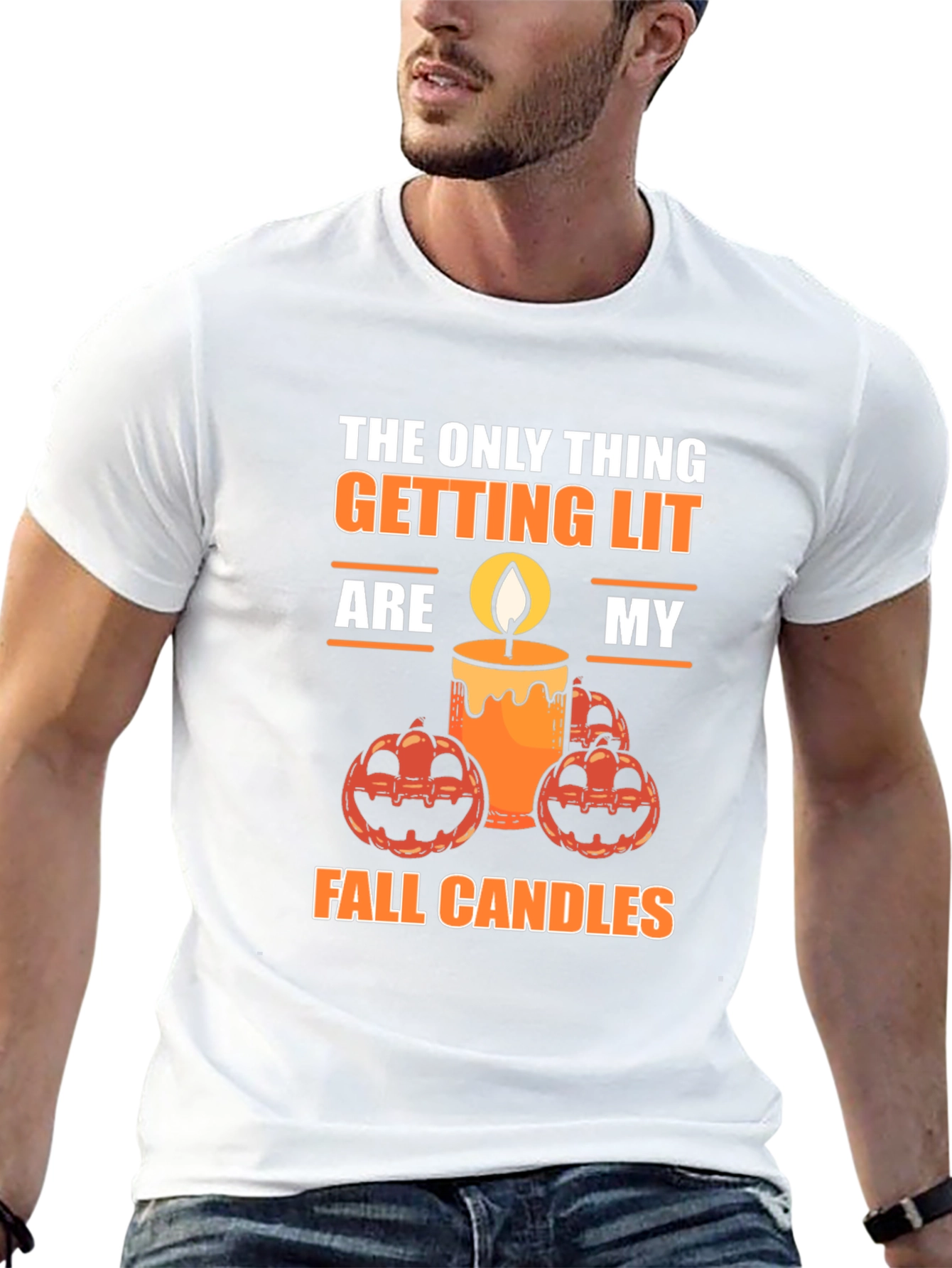 Funny Halloween Candle T-Shirt