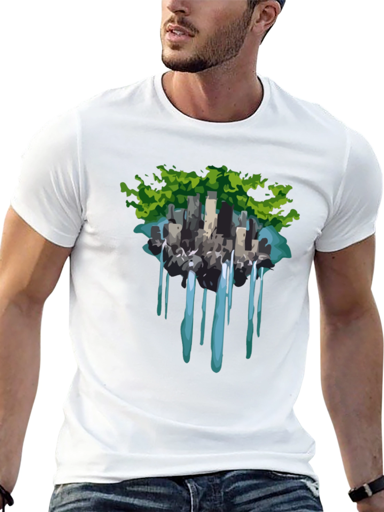 Urban Oasis T-Shirt - Nature Meets City
