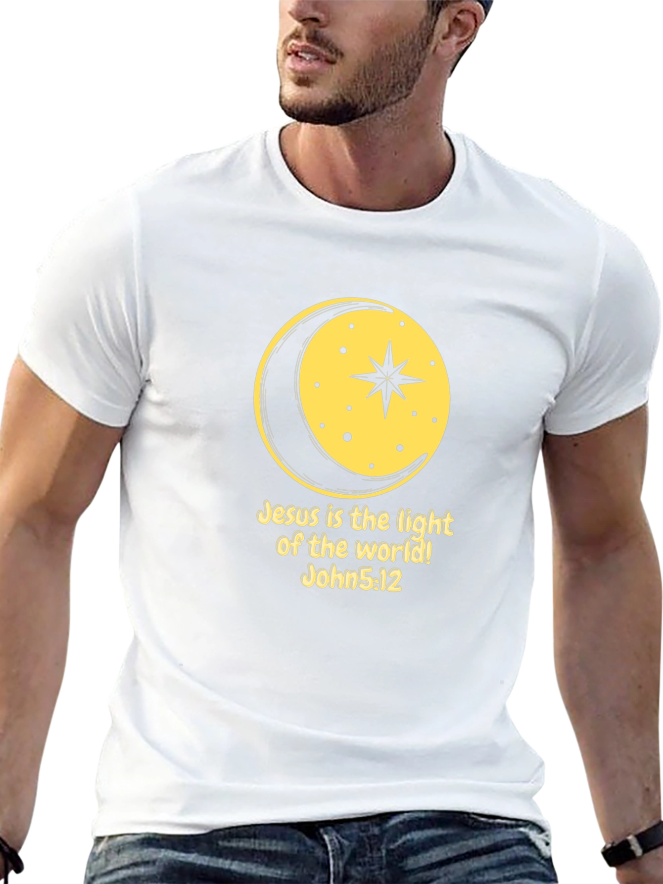 Jesus is the Light T-Shirt Christian Tee