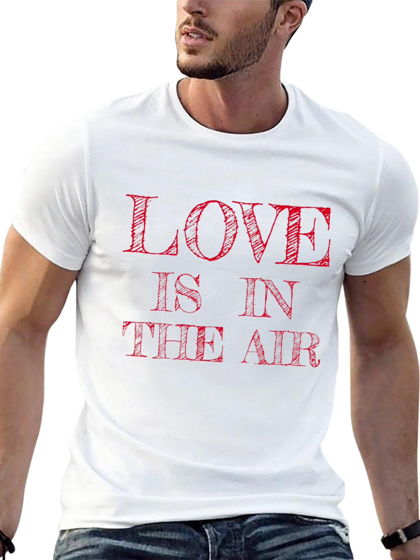 Love is in the Air Black T-Shirt