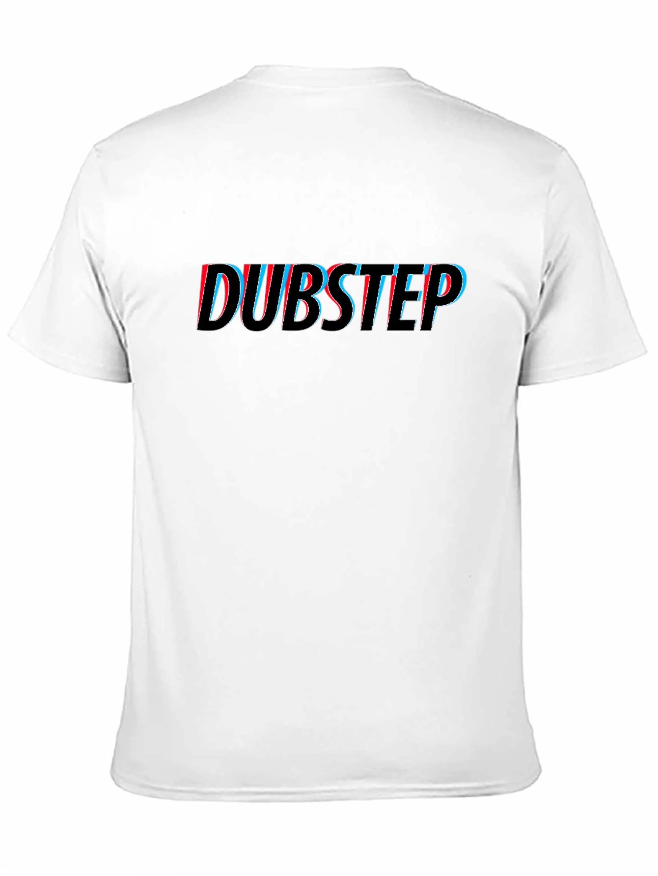 Dubstep Graphic Print Black T-Shirt