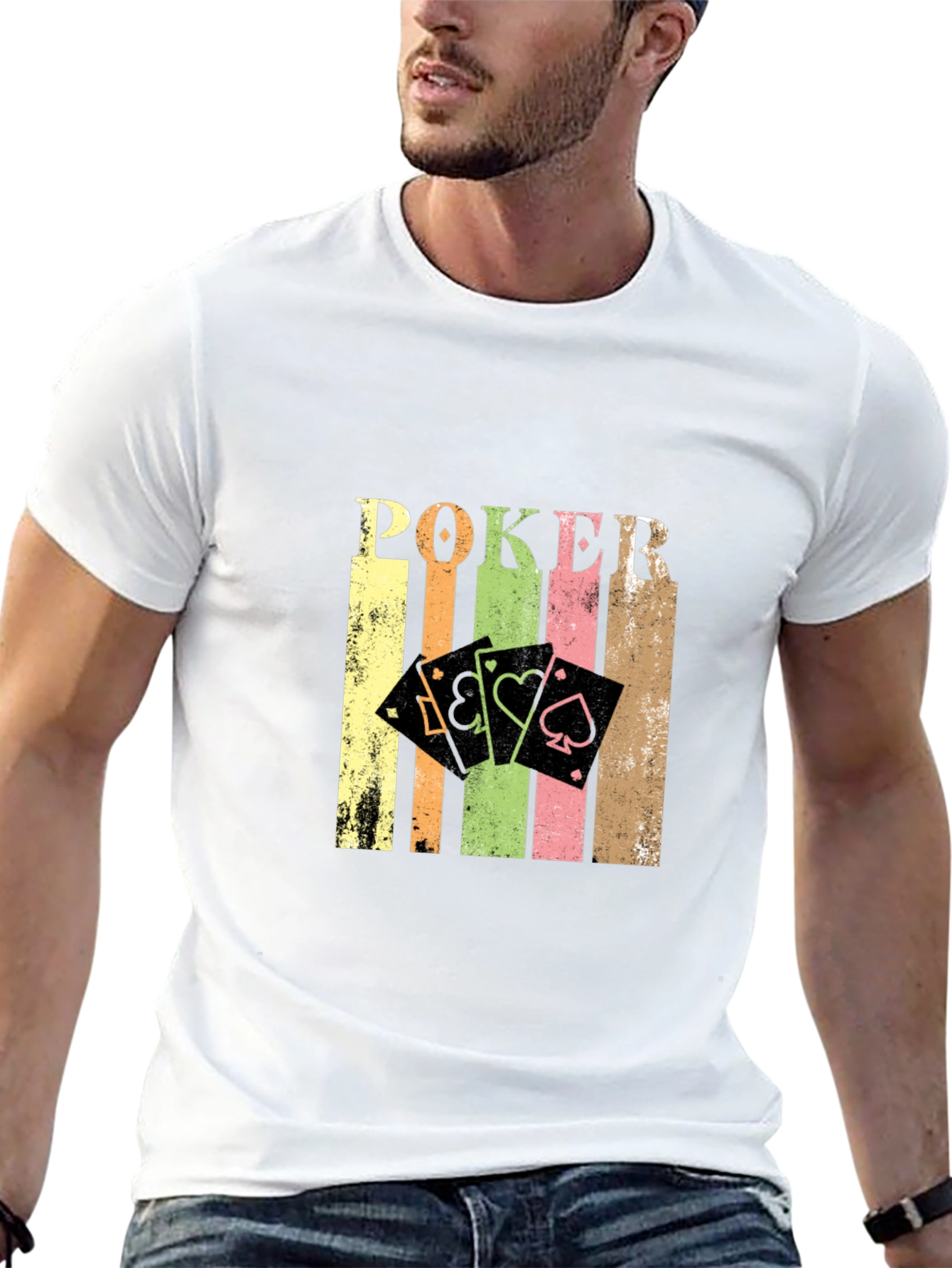 Retro Poker Card T-Shirt