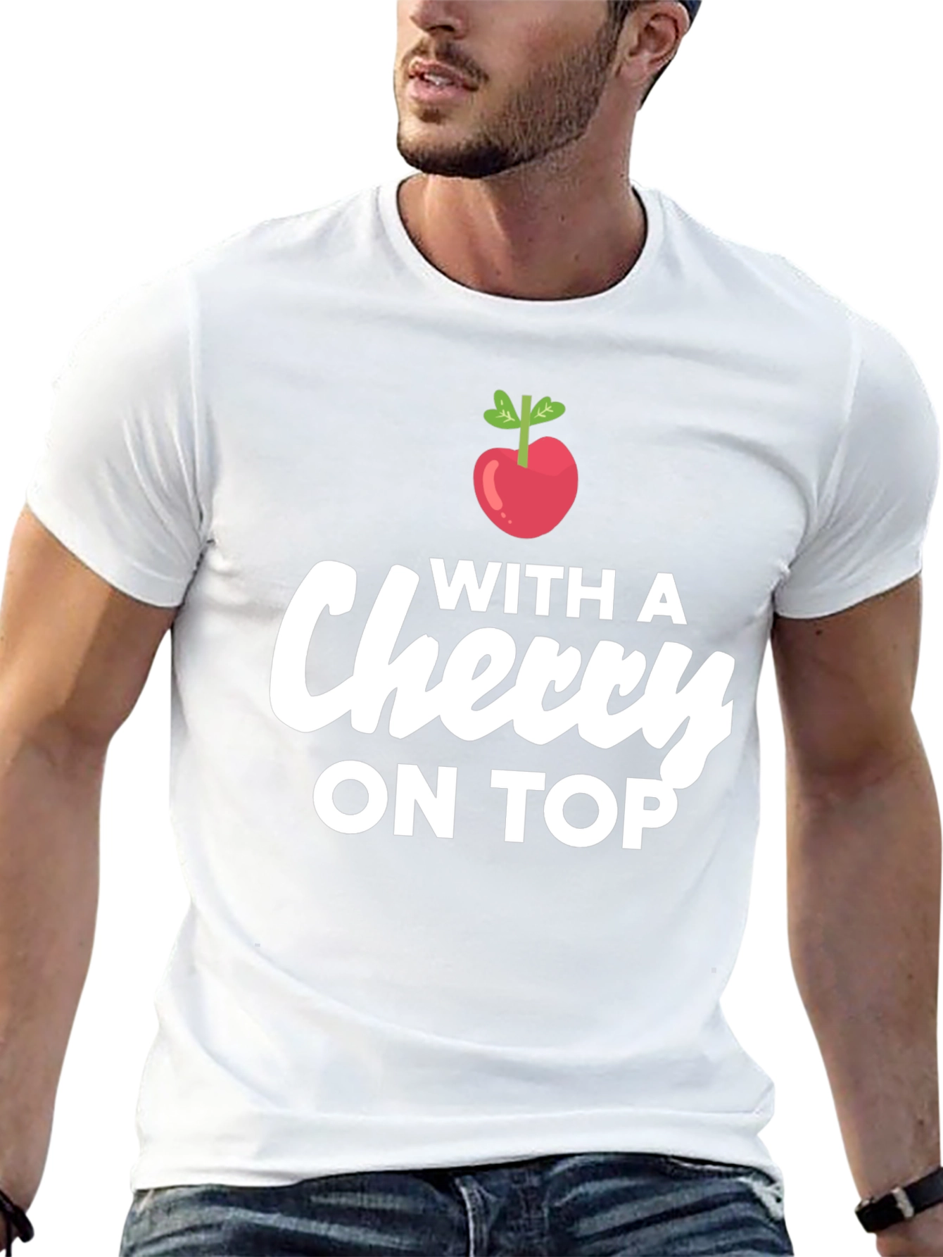 Cherry On Top Graphic T-Shirt - Fun & Stylish!