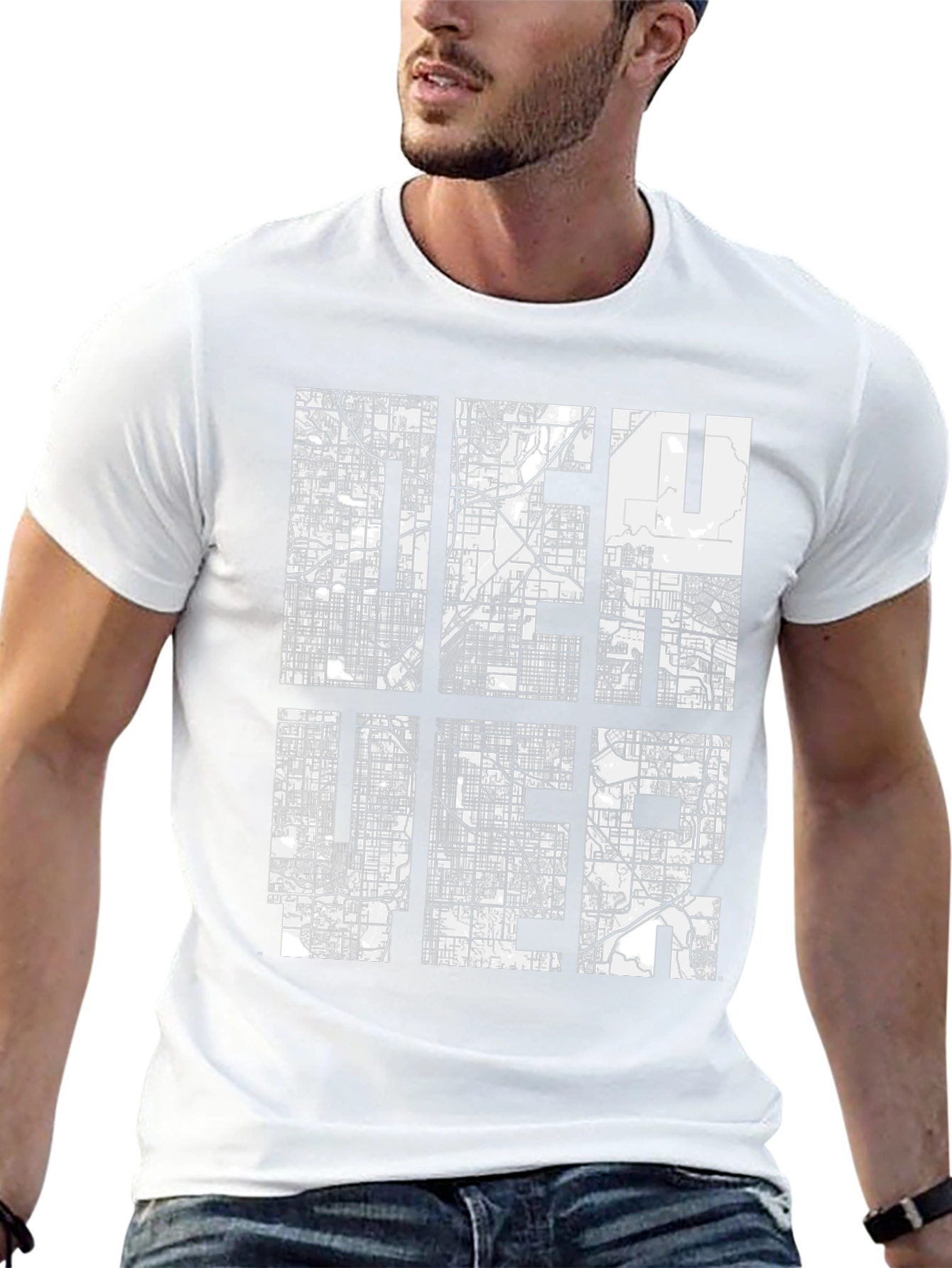 Urban Grid Tee - City Map Design