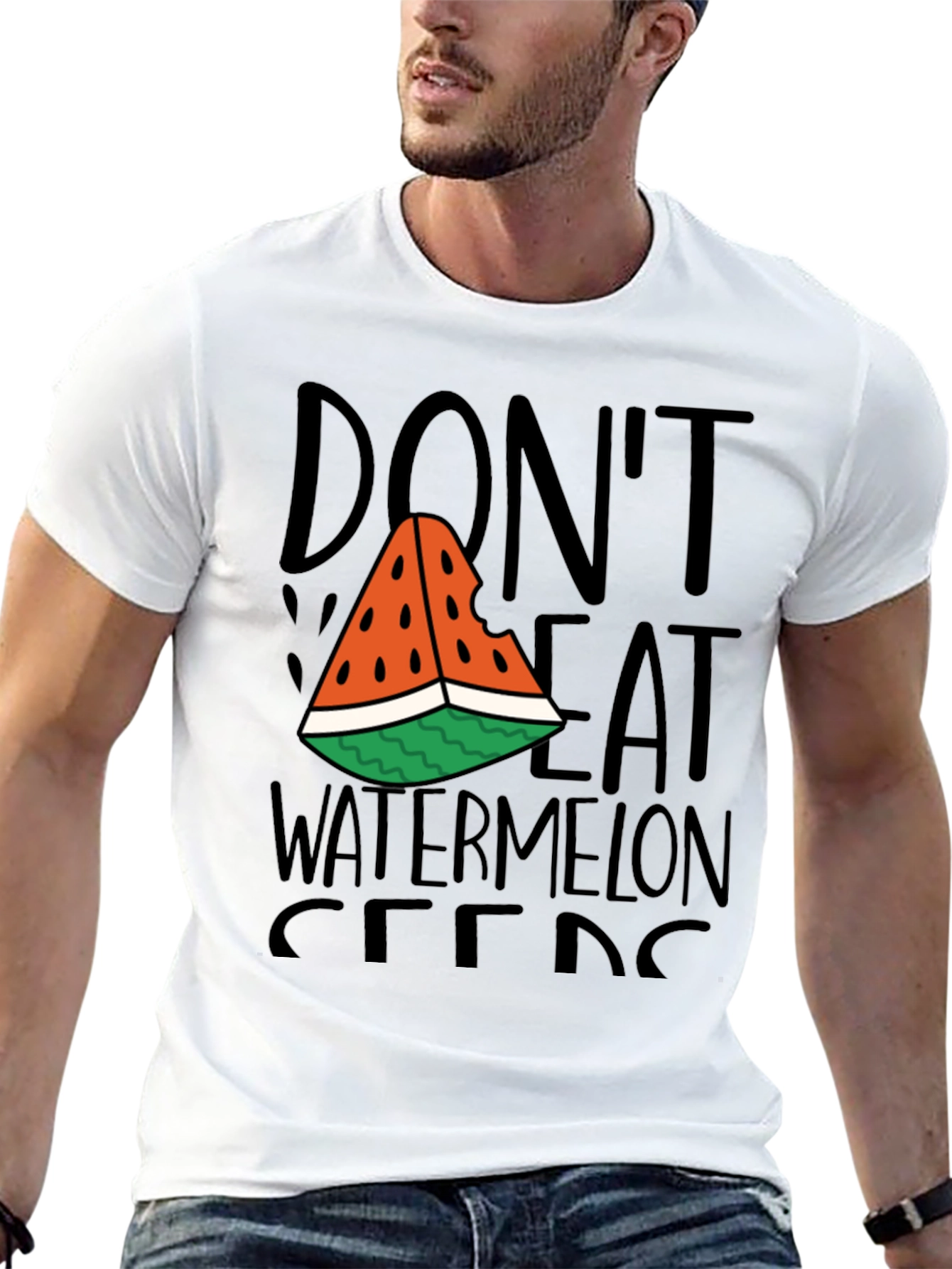 Dont Eat Watermelon Seeds Graphic T-Shirt