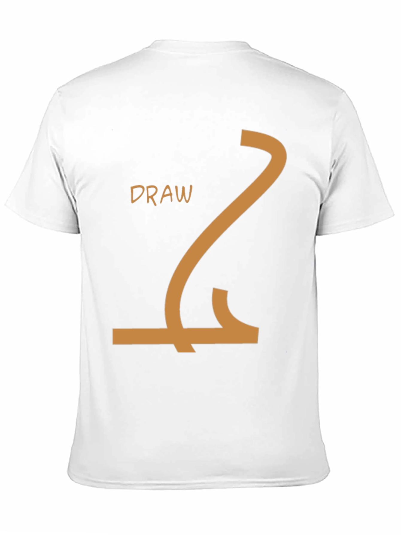 Draw Line Art T-Shirt - Creative Design Tee