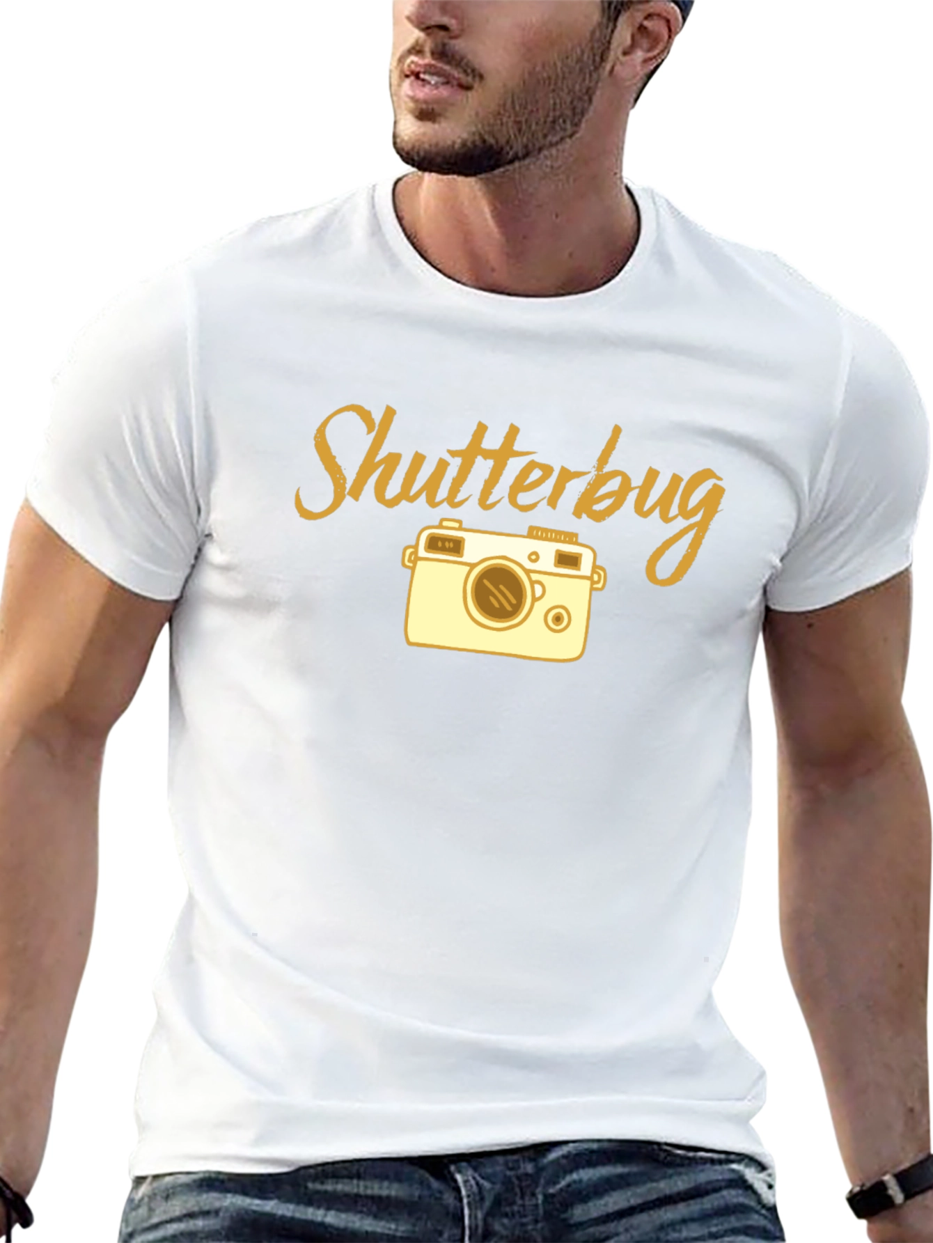 Shutterbug Camera Graphic T-Shirt - Black
