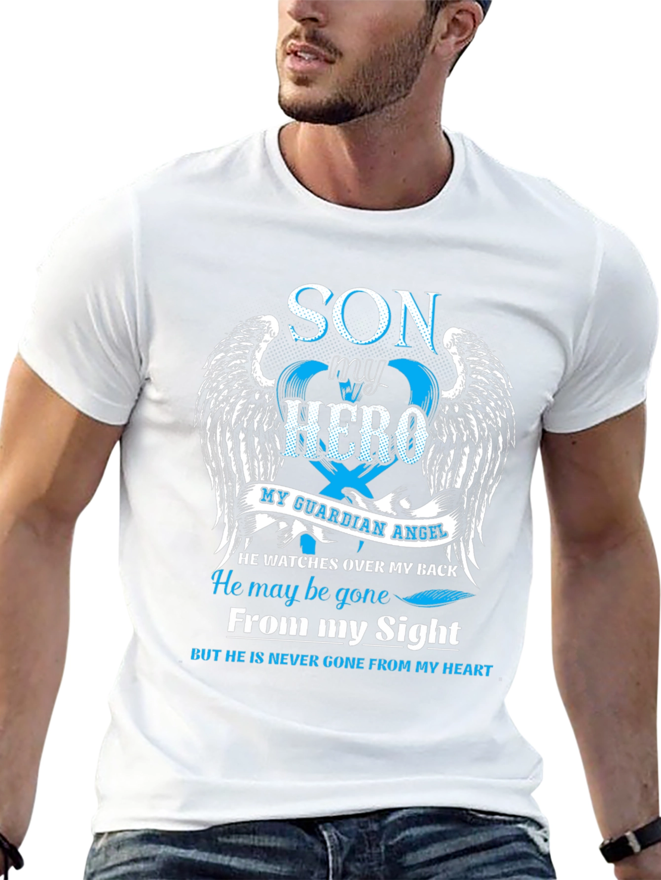 Son My Hero Guardian Angel T-Shirt