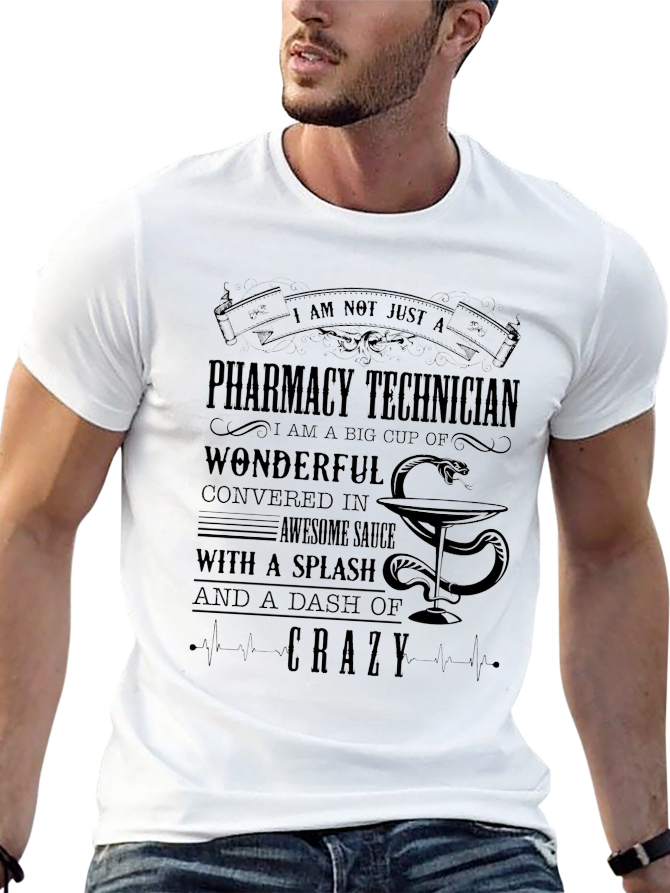 Pharmacy Technician Crazy T-Shirt