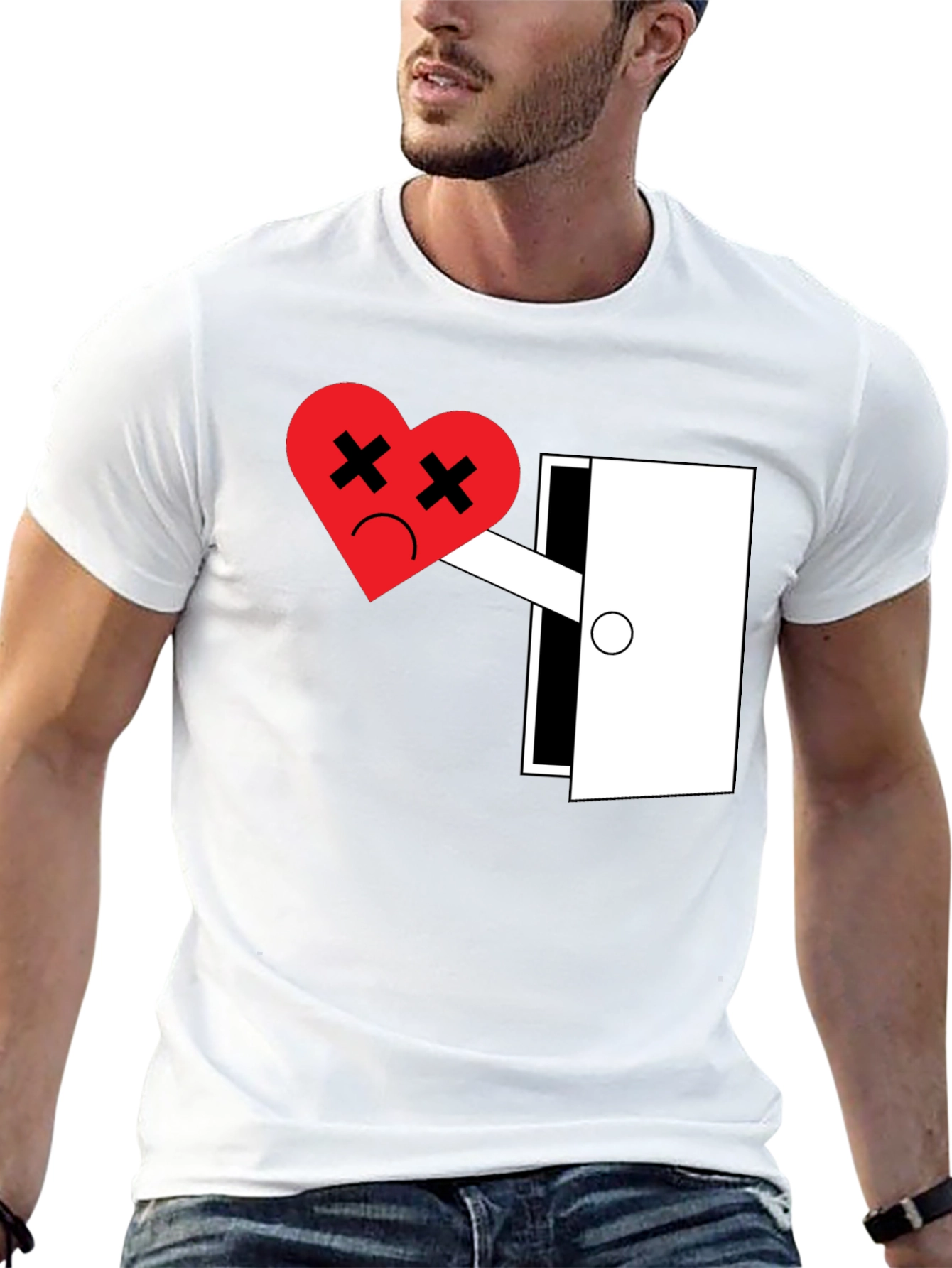 Heartbreak Tee - Funny Graphic T-Shirt for Men