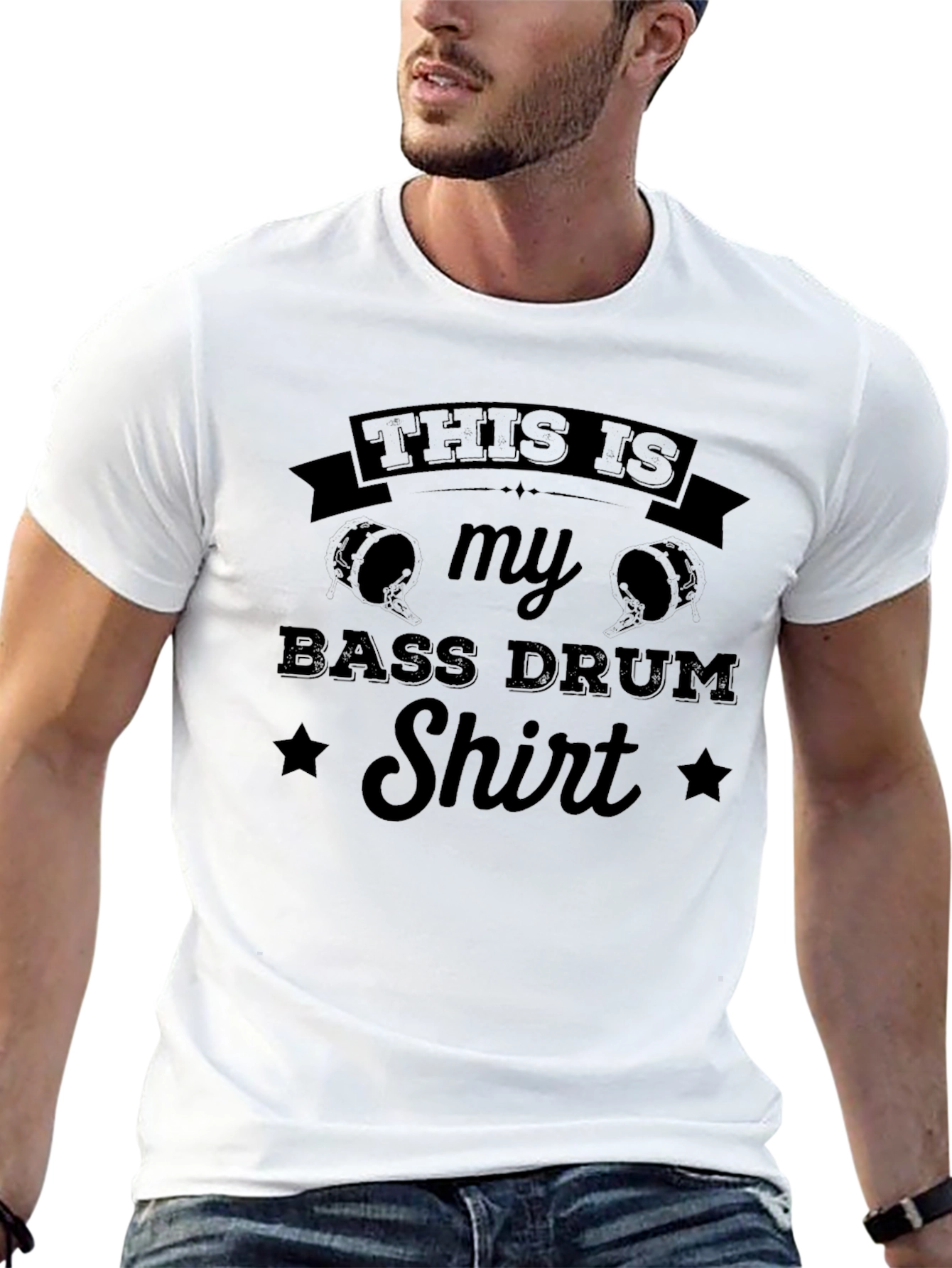 Bass Drum Shirt - Musician Novelty Tee