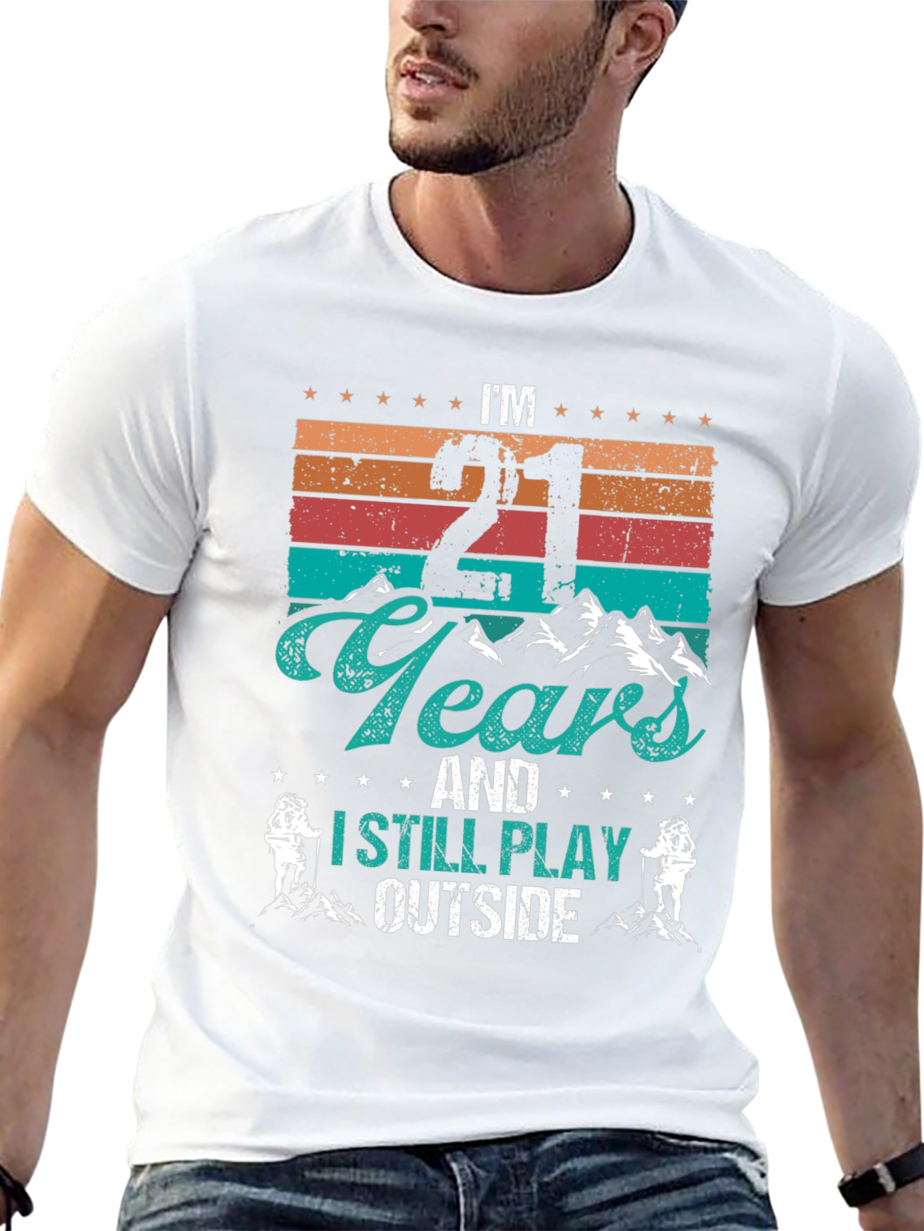 Im 21 and Still Play Outside Black T-Shirt