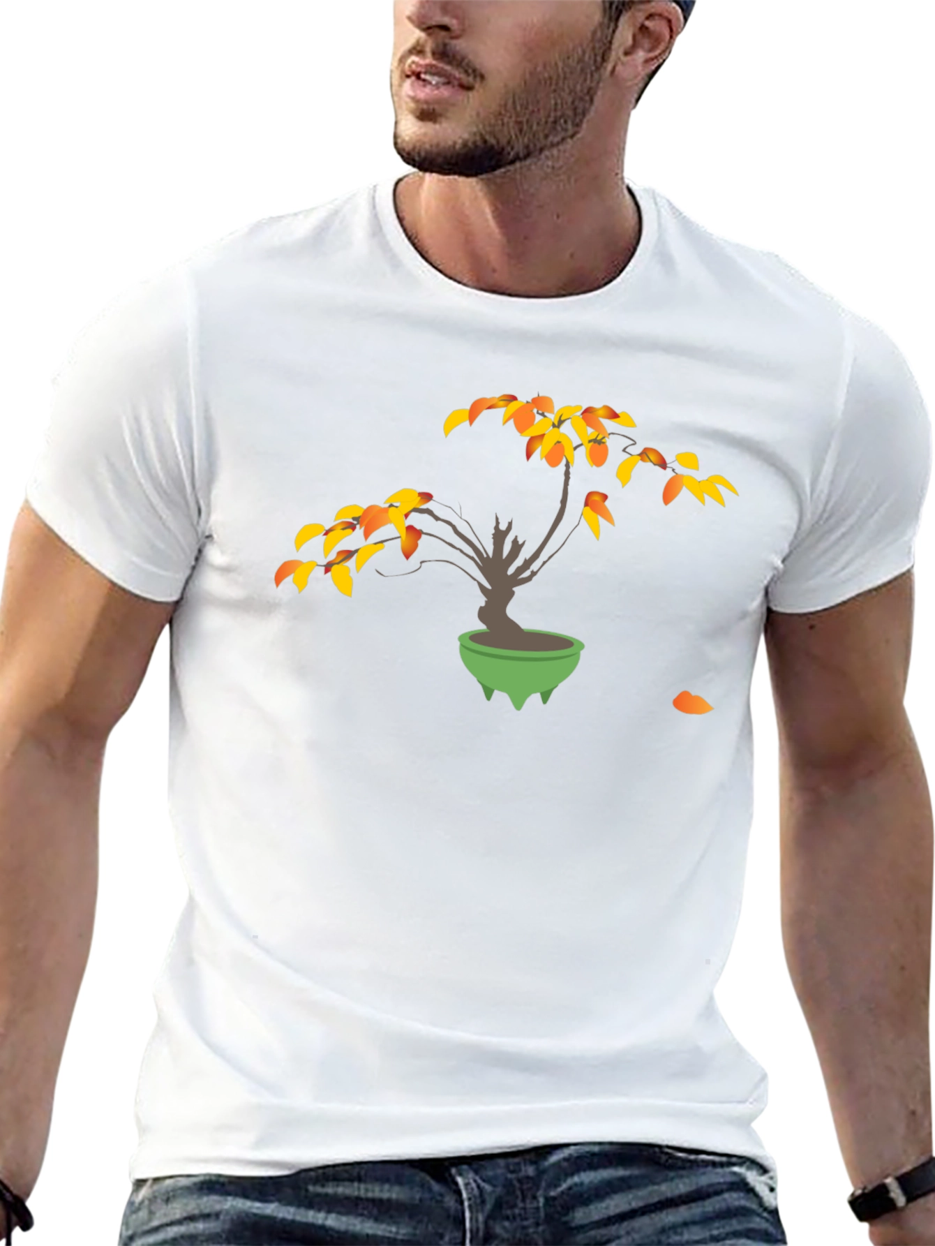 Bonsai Tree Graphic Tee - Stylish Casual Wear