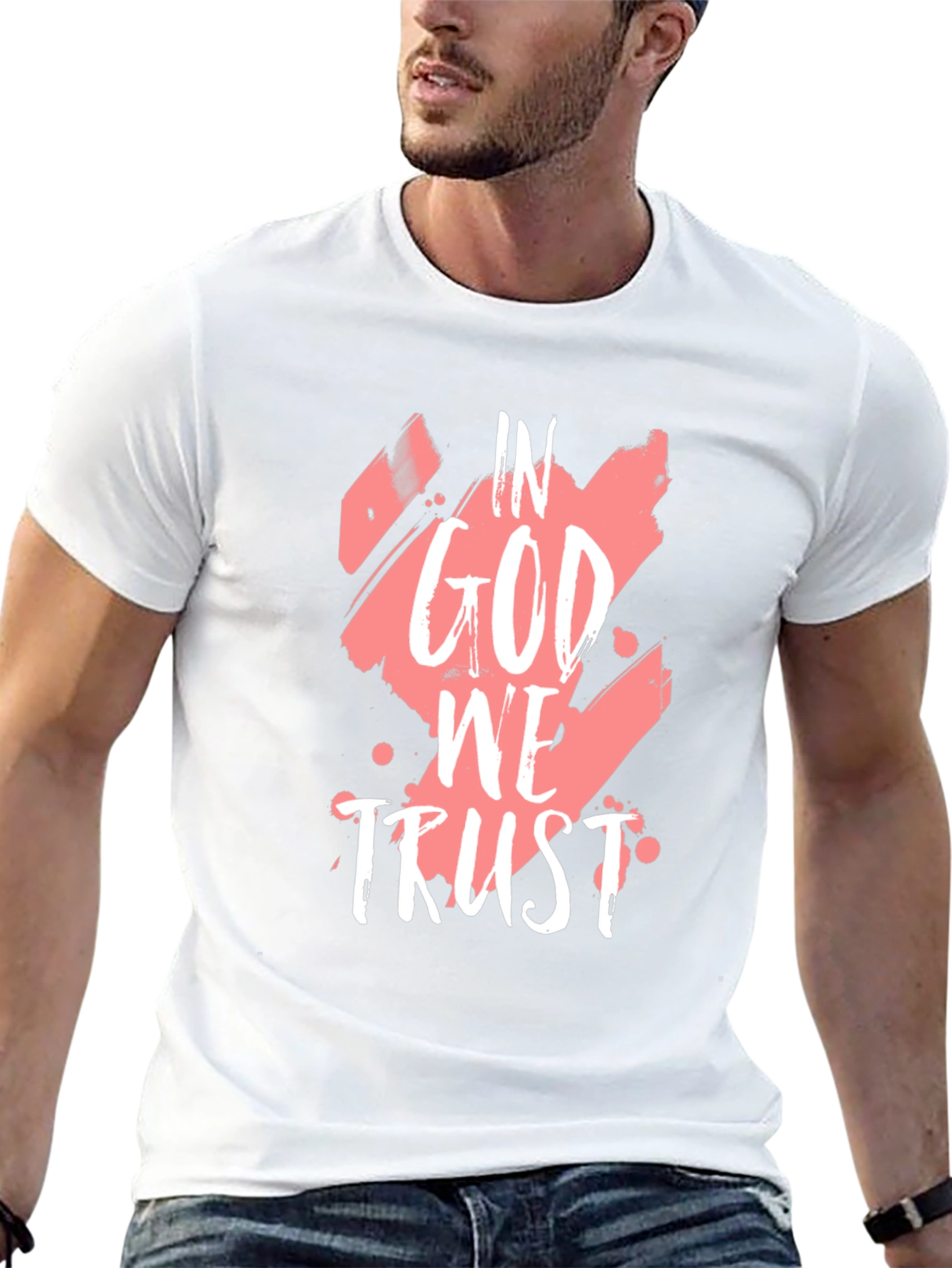 In God We Trust Graphic Black T-Shirt