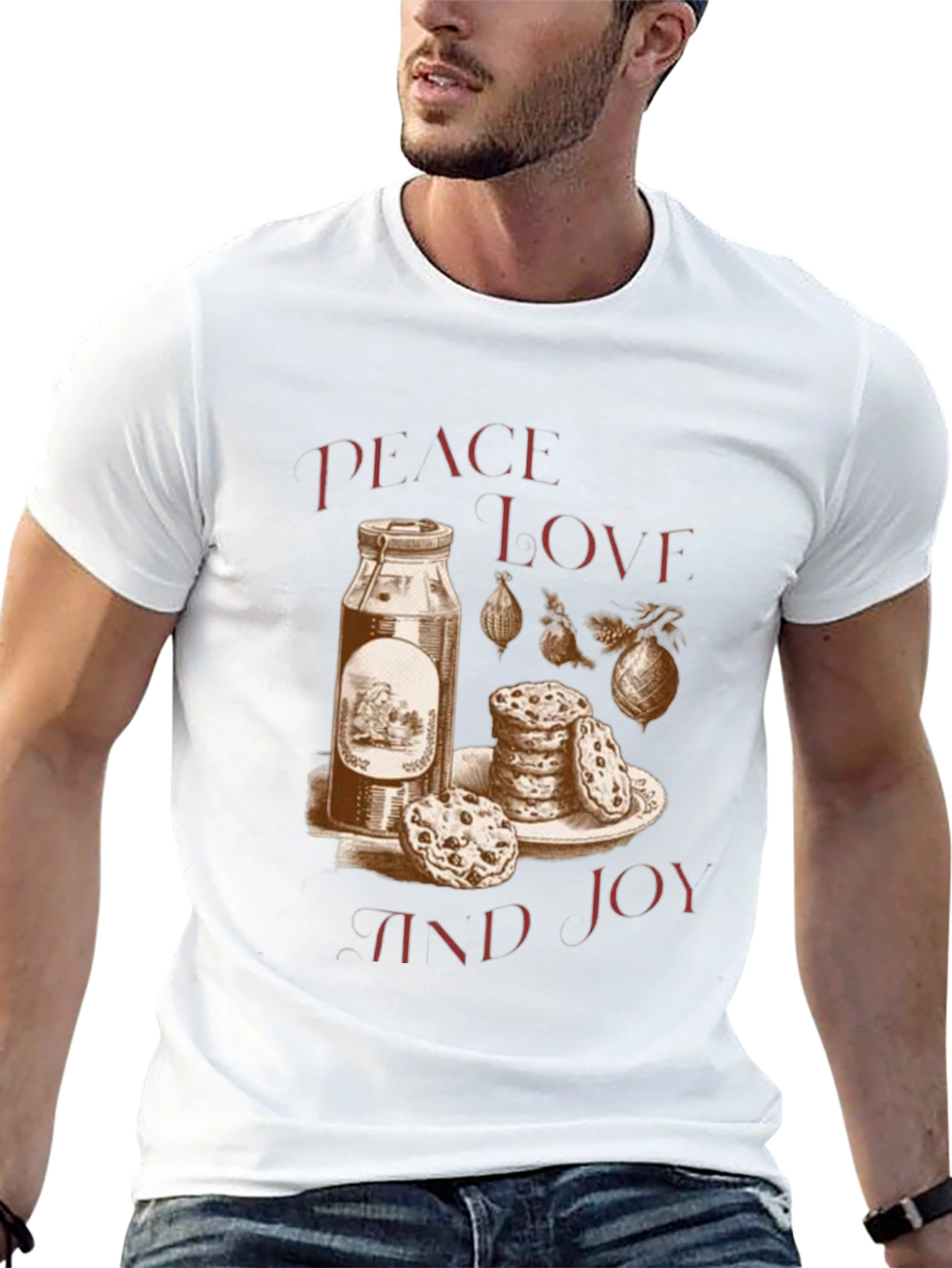 Peace Love and Joy Christmas T-shirt
