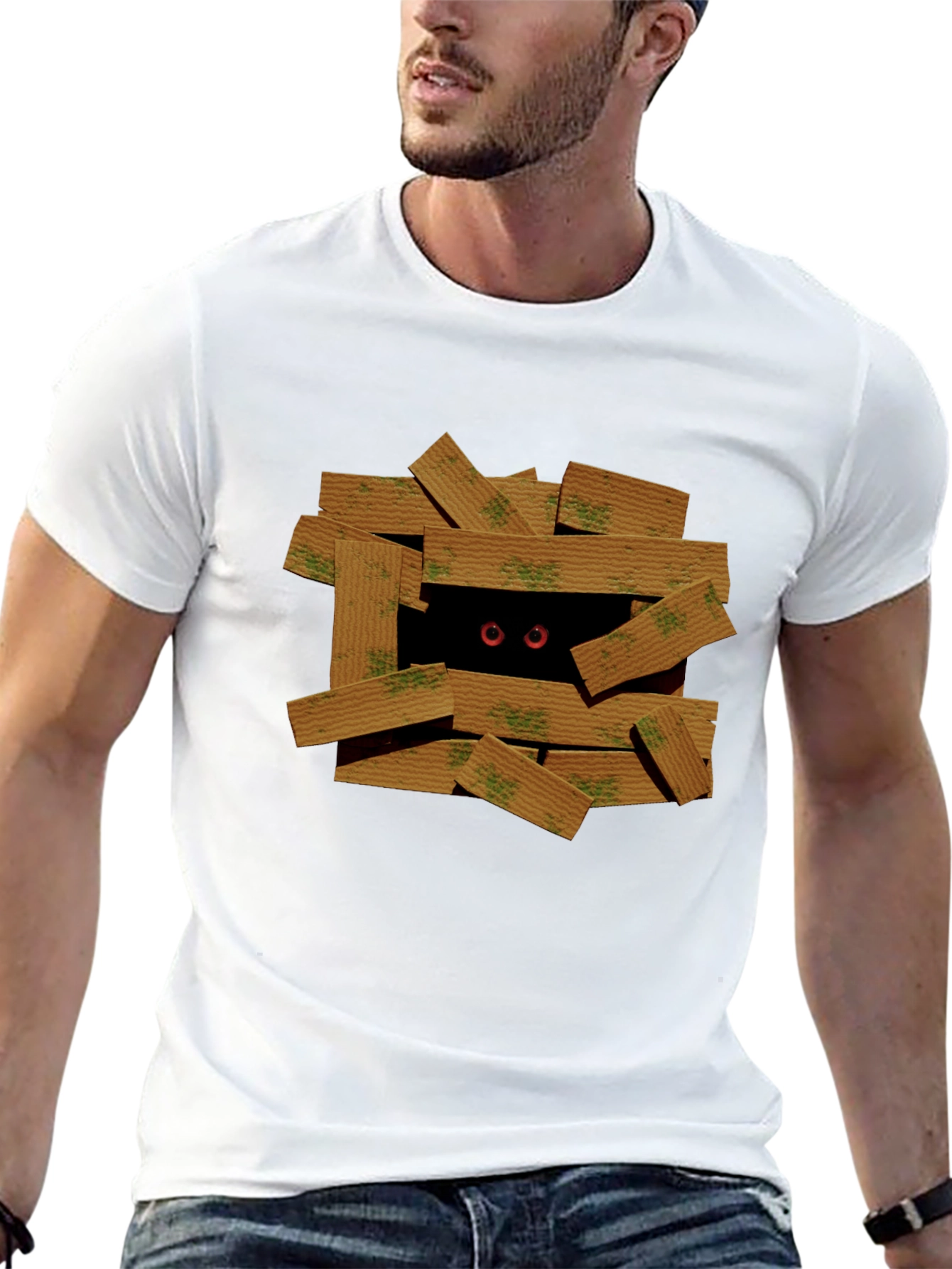 Peeking Cat T-Shirt