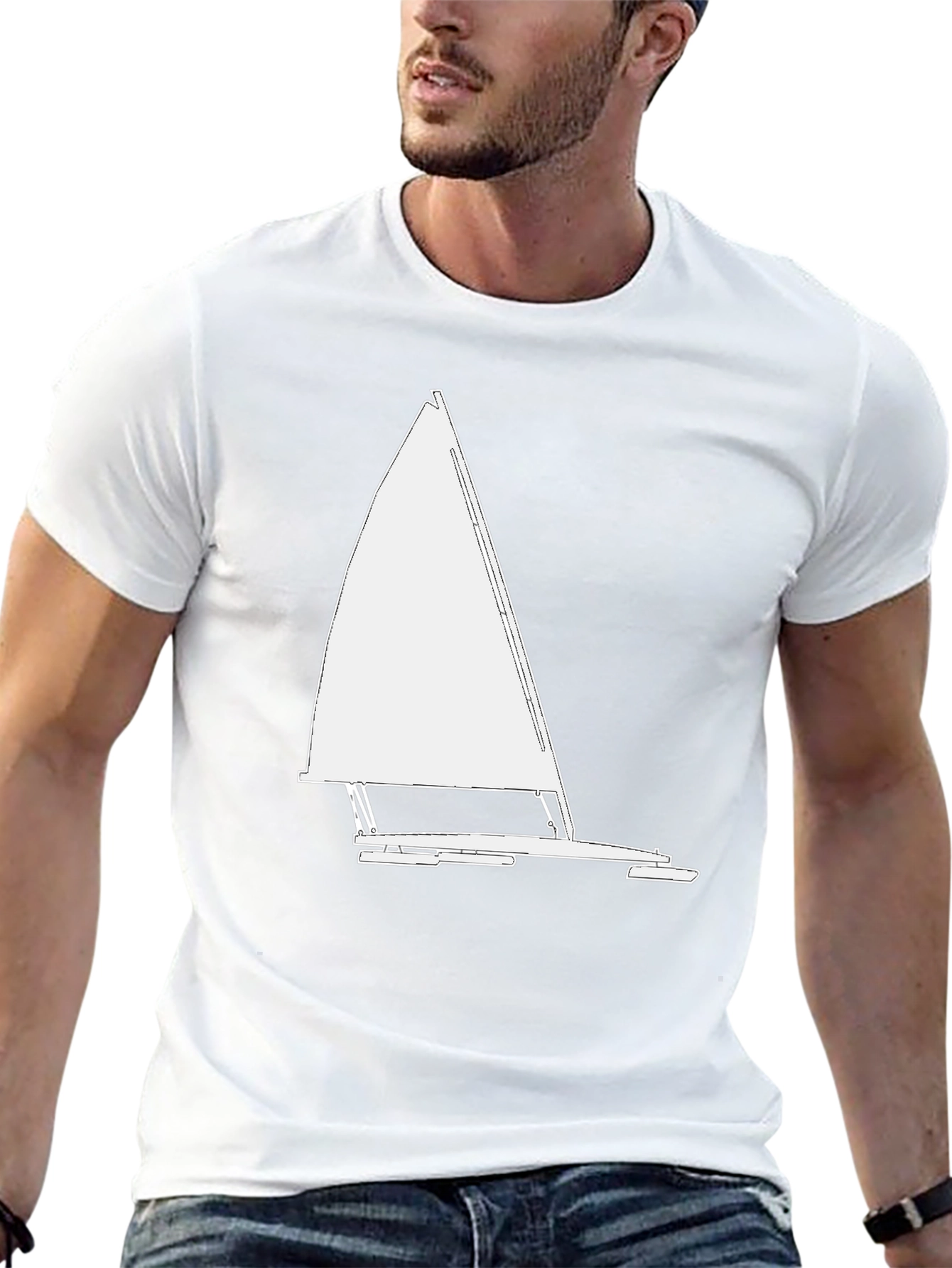Sailing T-Shirt: Catamaran Design Tee