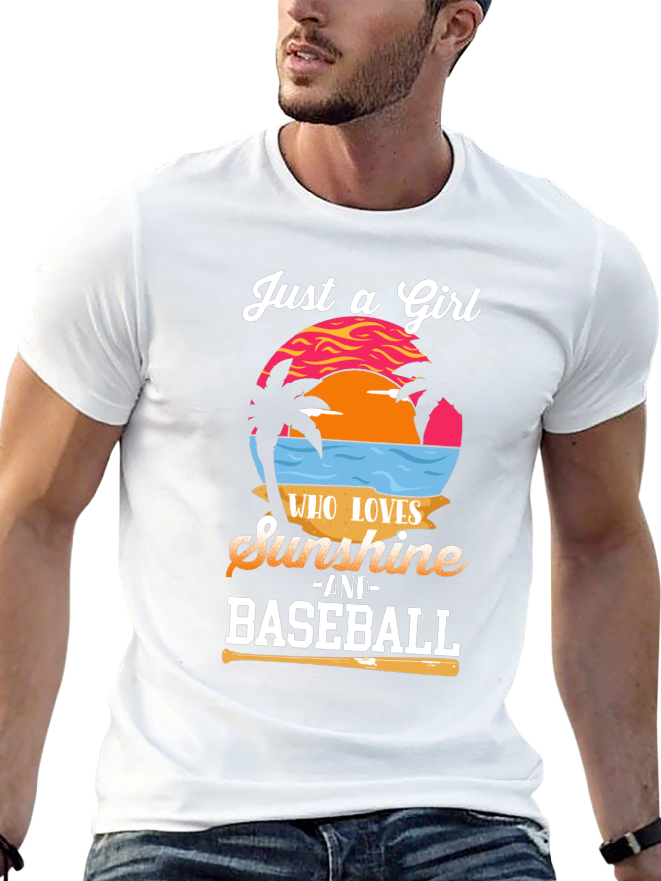Sunshine & Baseball Graphic Tee