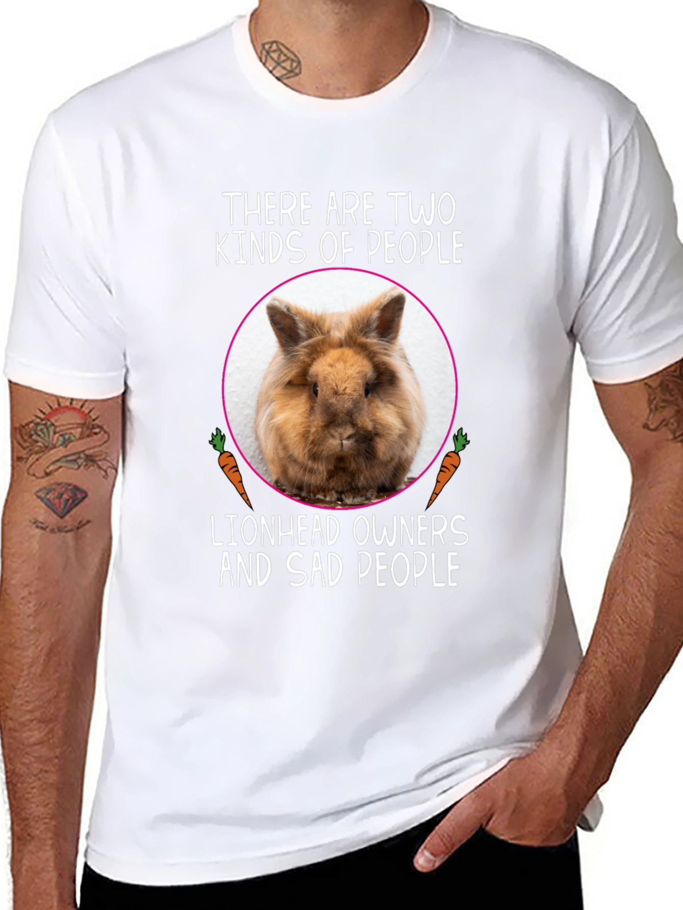Lionhead Owners T-Shirt: Funny Rabbit Tee