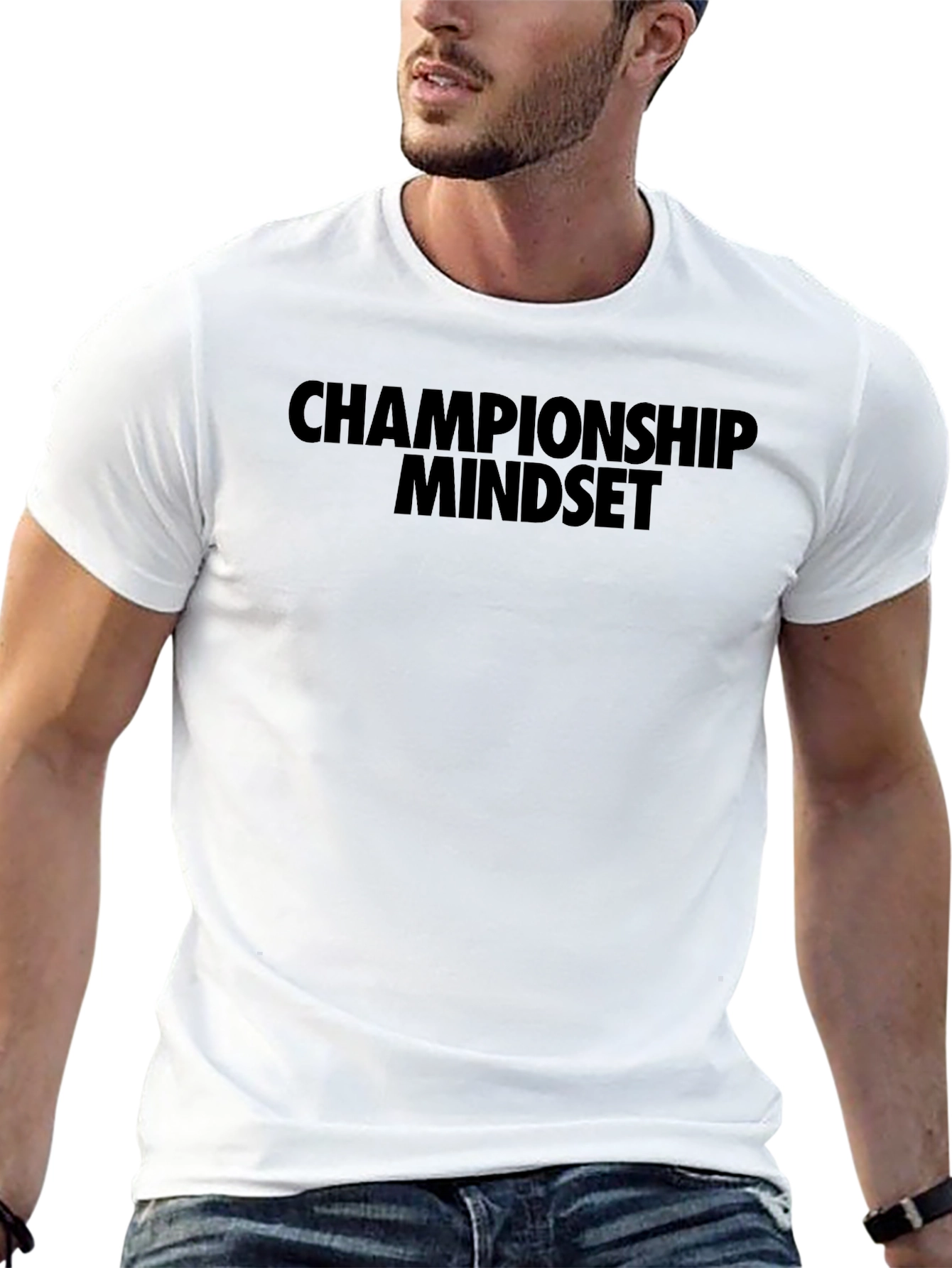 Championship Mindset Graphic T-Shirt - Black