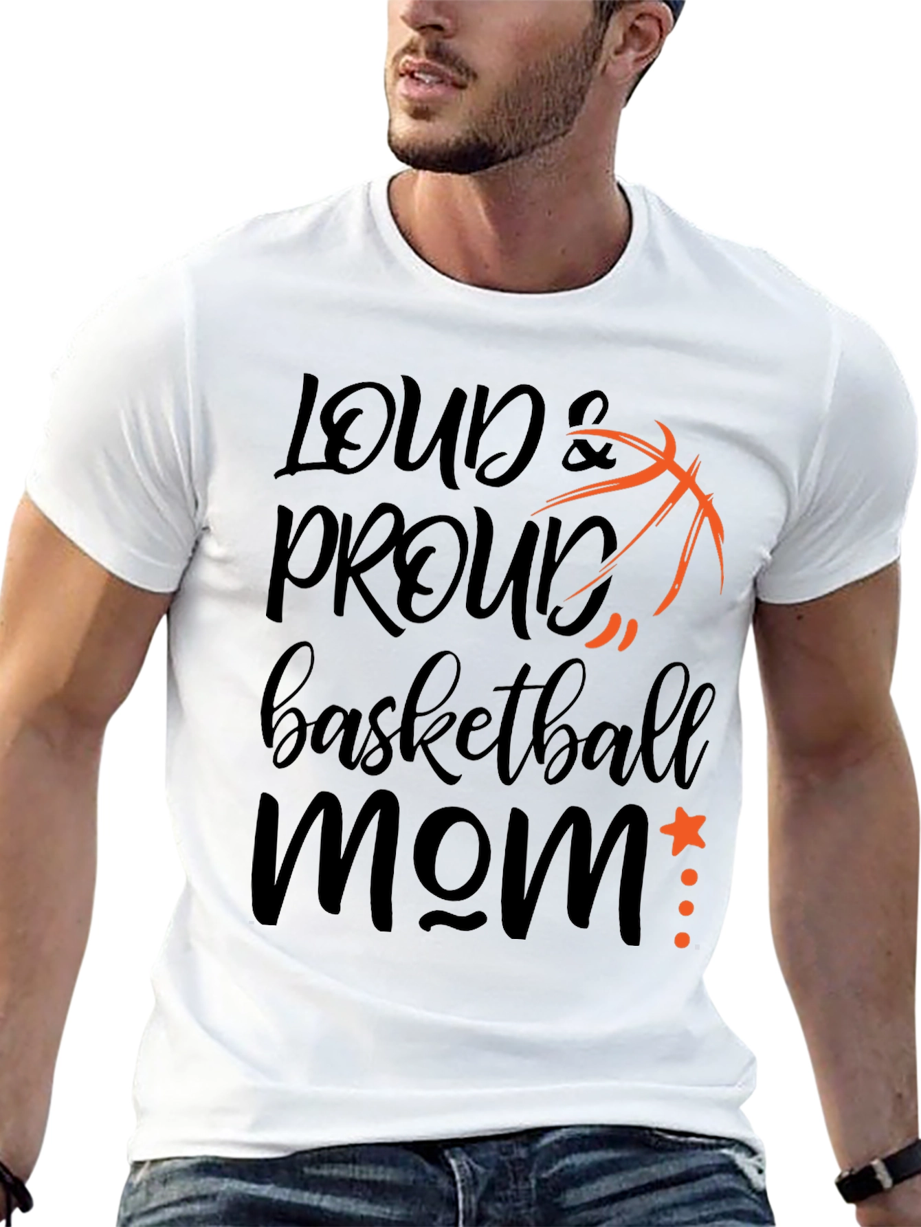Loud and Proud Basketball Mom T-Shirt