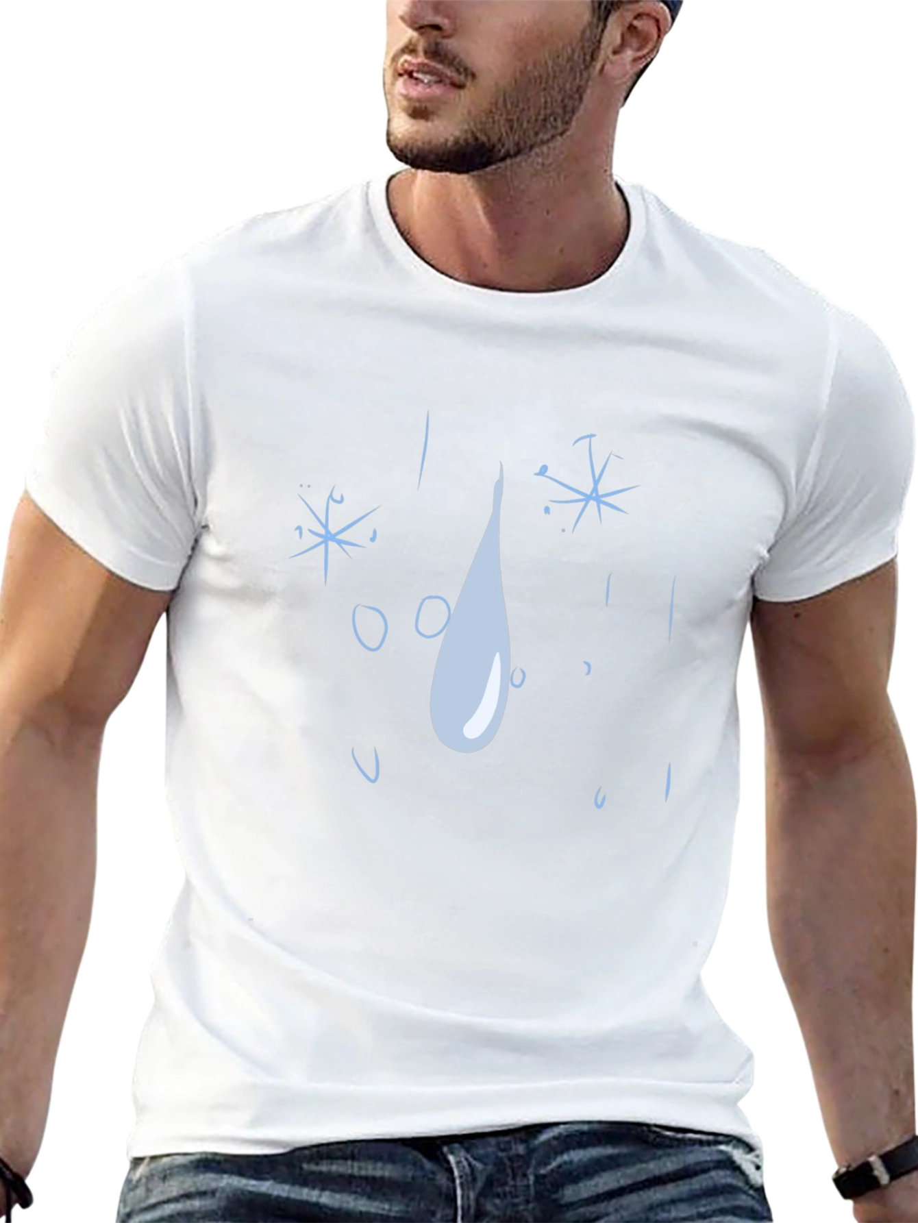 Tears in Rain Graphic Black T-Shirt