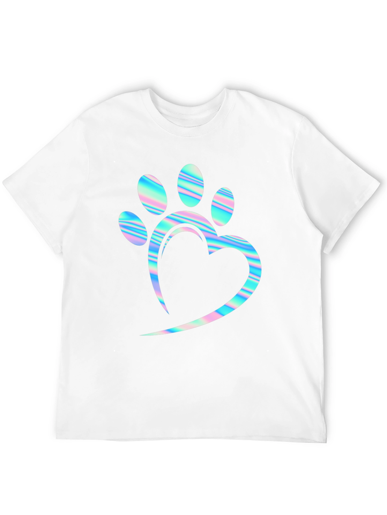 Paw Heart Holographic T-Shirt
