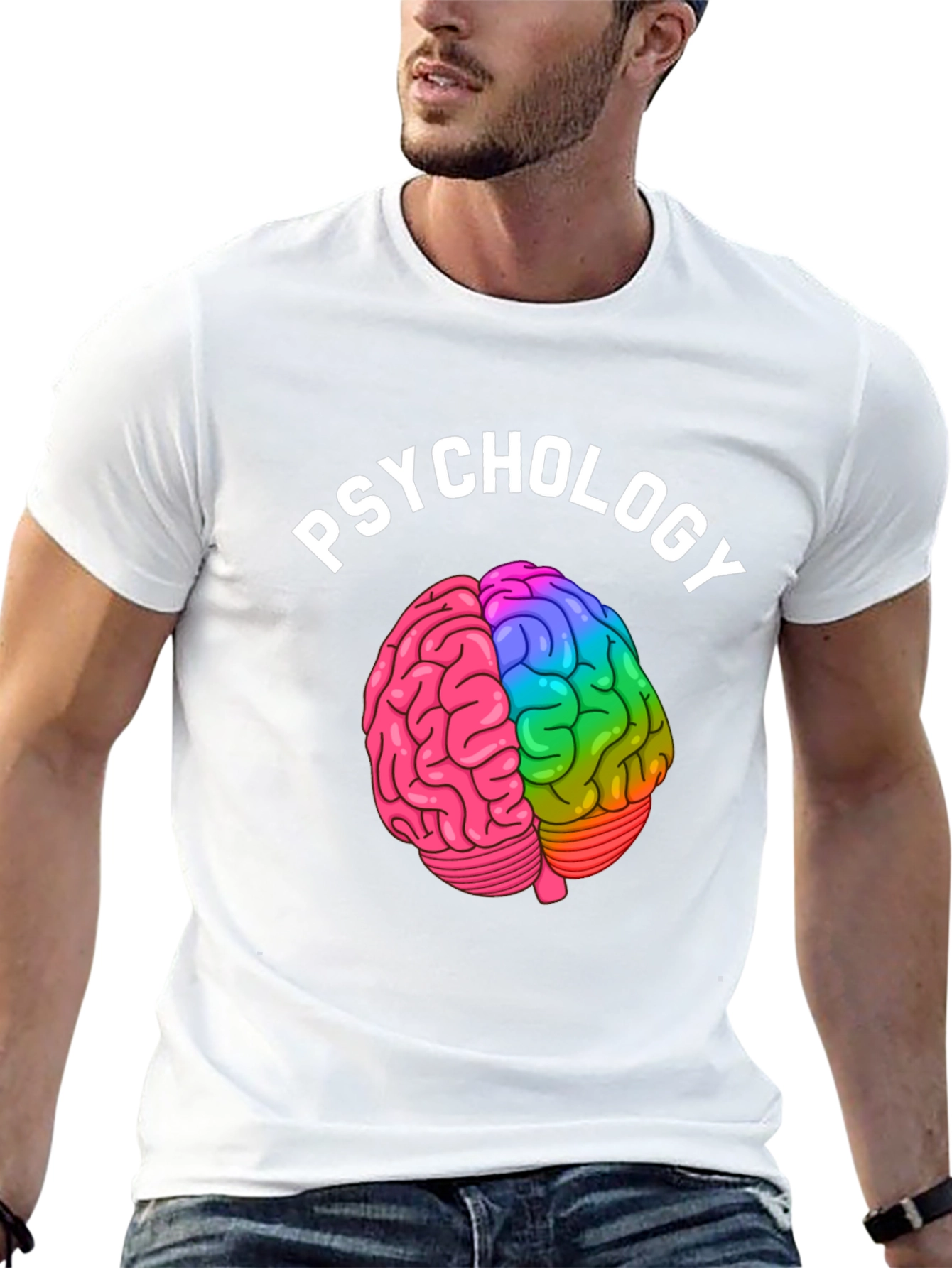 Psychology Brain Graphic T-Shirt