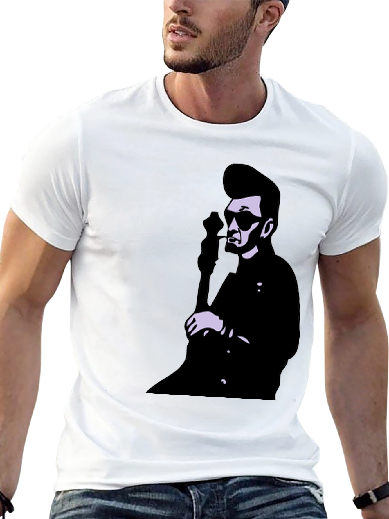 Cool Graphic Tee Shirt - Musician Design