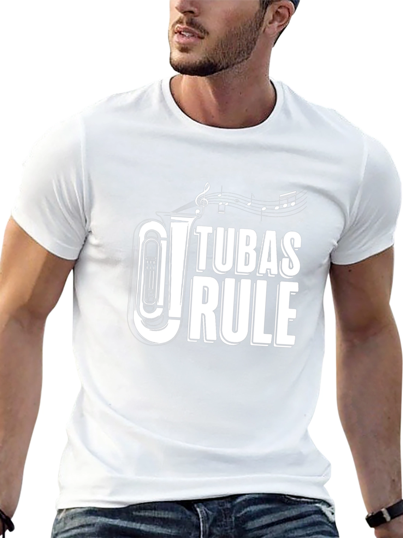 Tuba Rule Graphic T-Shirt - Band Music Tee