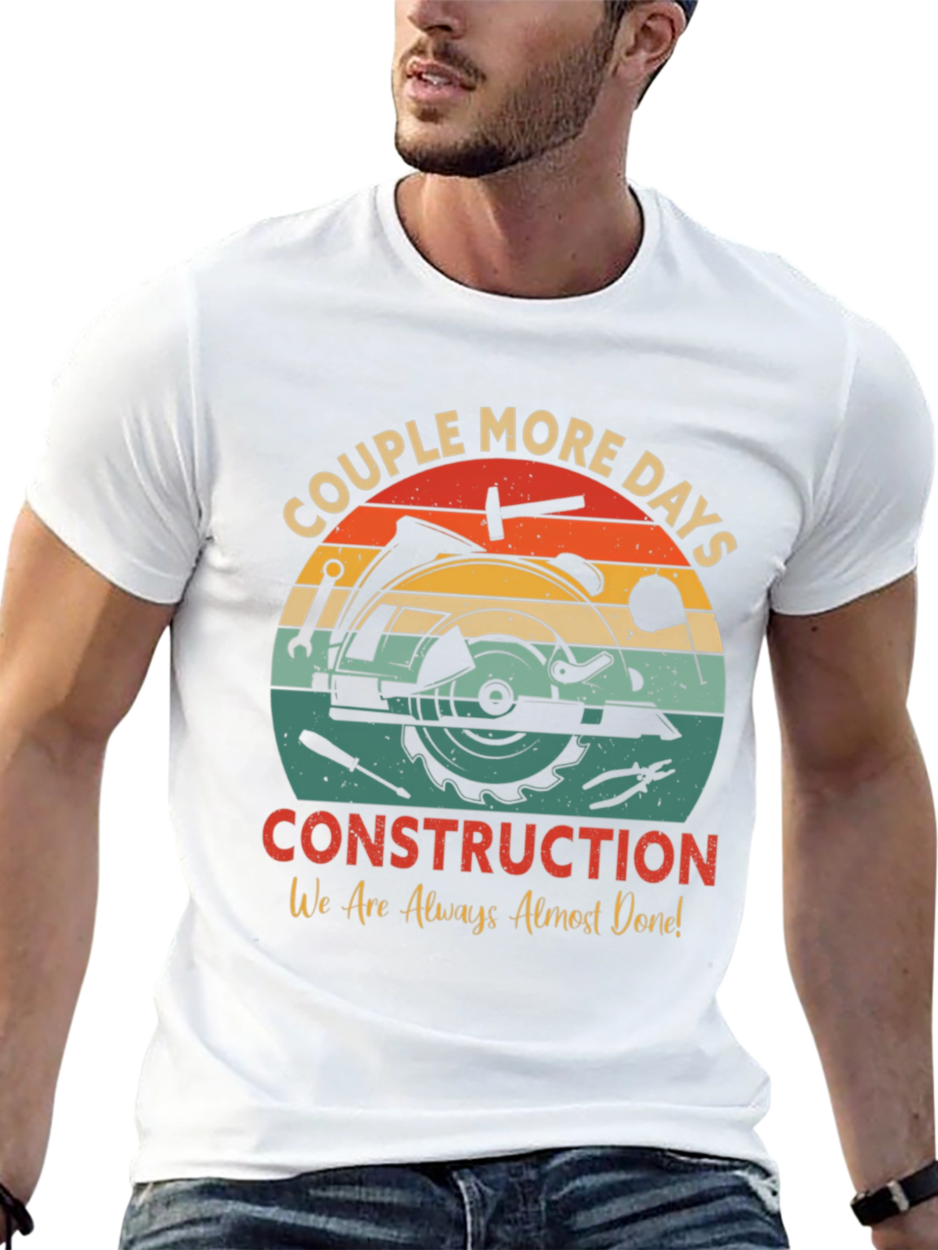 Construction T-Shirt: Couple More Days Design